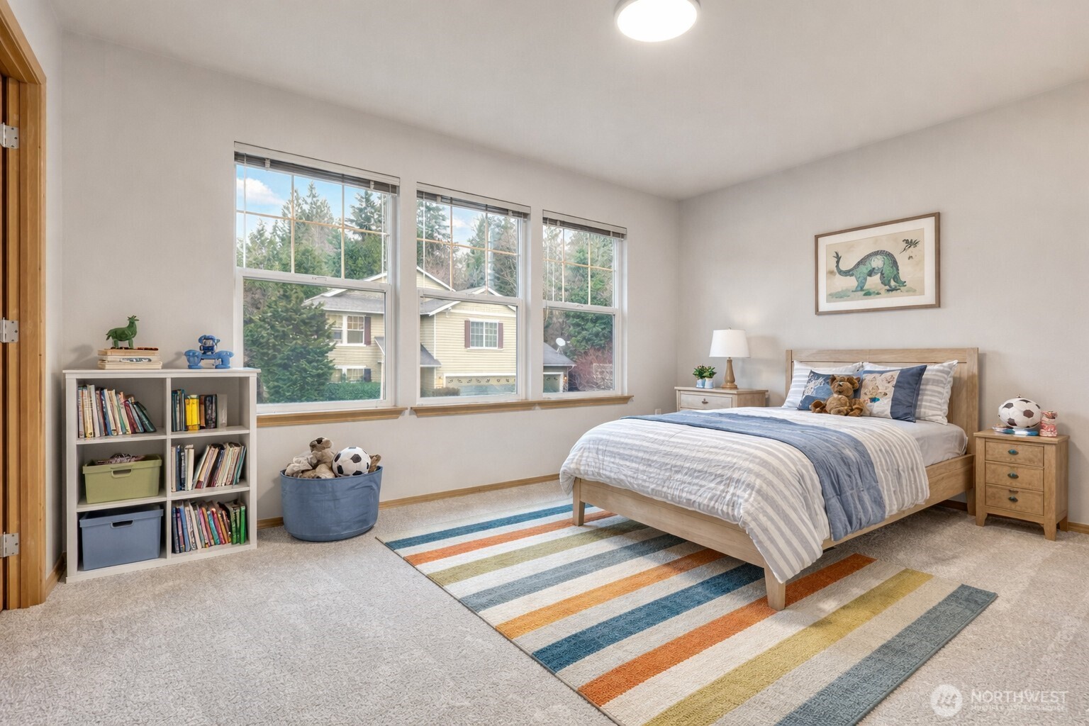Fourth upstairs bedroom with walk-in closet