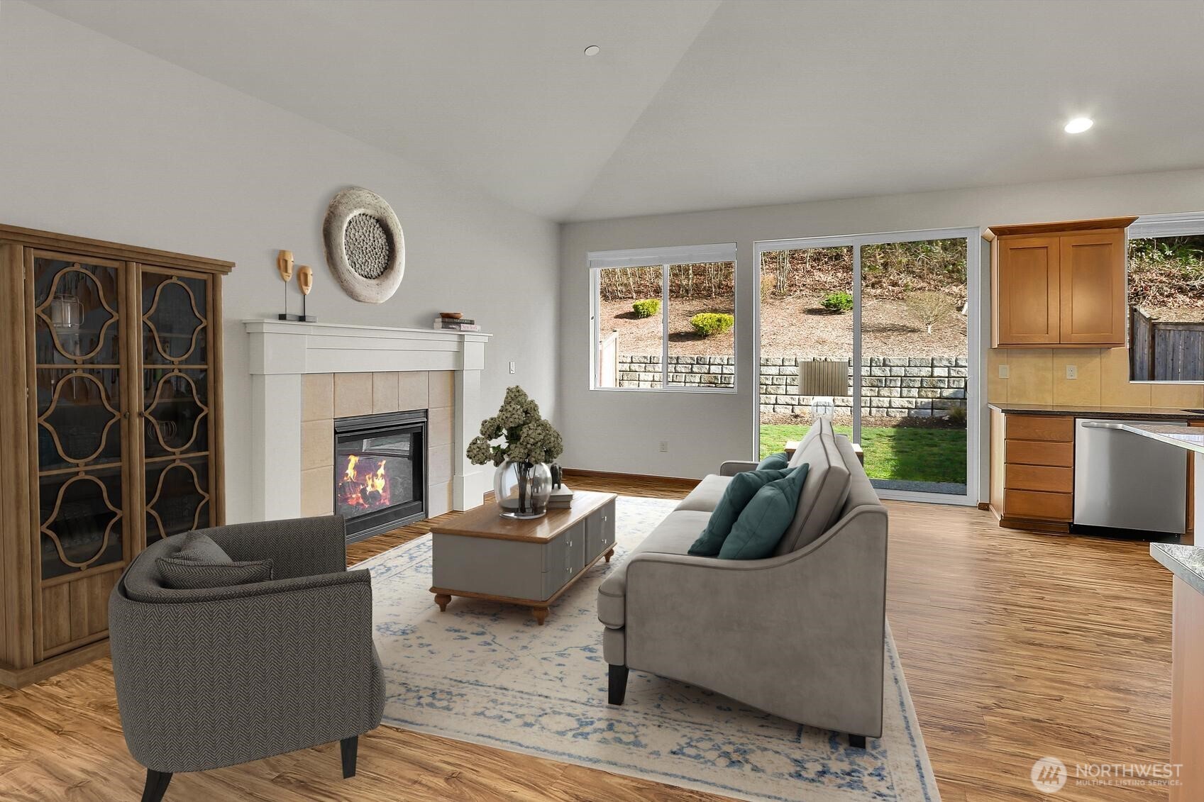 Large linen closet and walk-in closet in the primary bath.