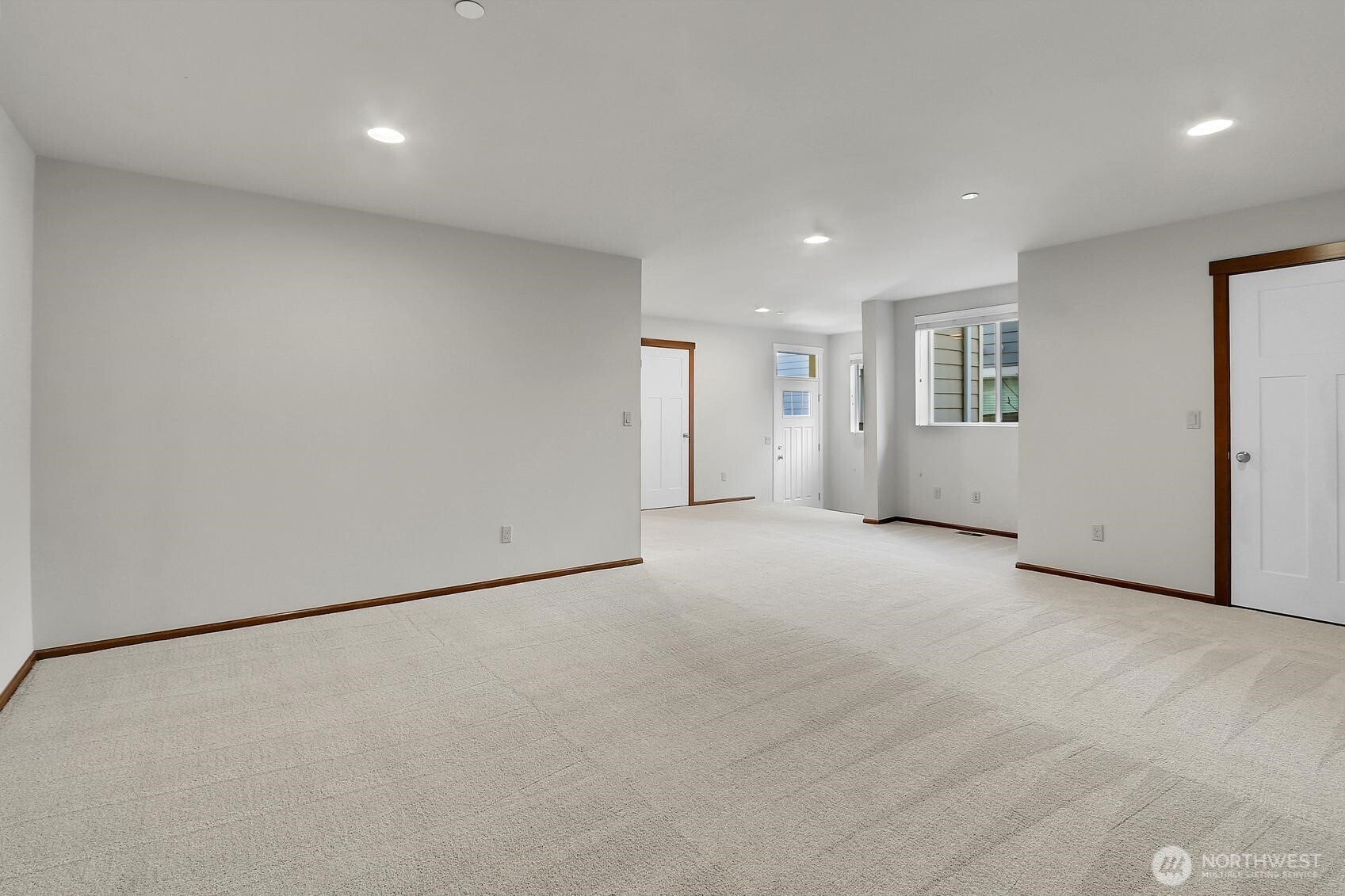 The slider leads right out to the patio!