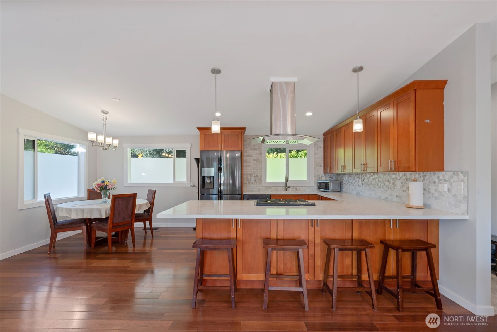 Spacious kitchen and dinning