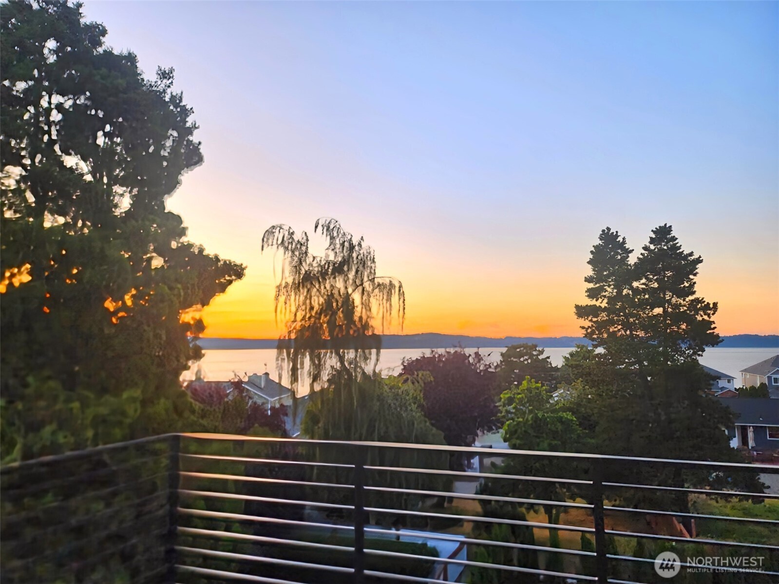 Here's a sunset example from the upper deck.