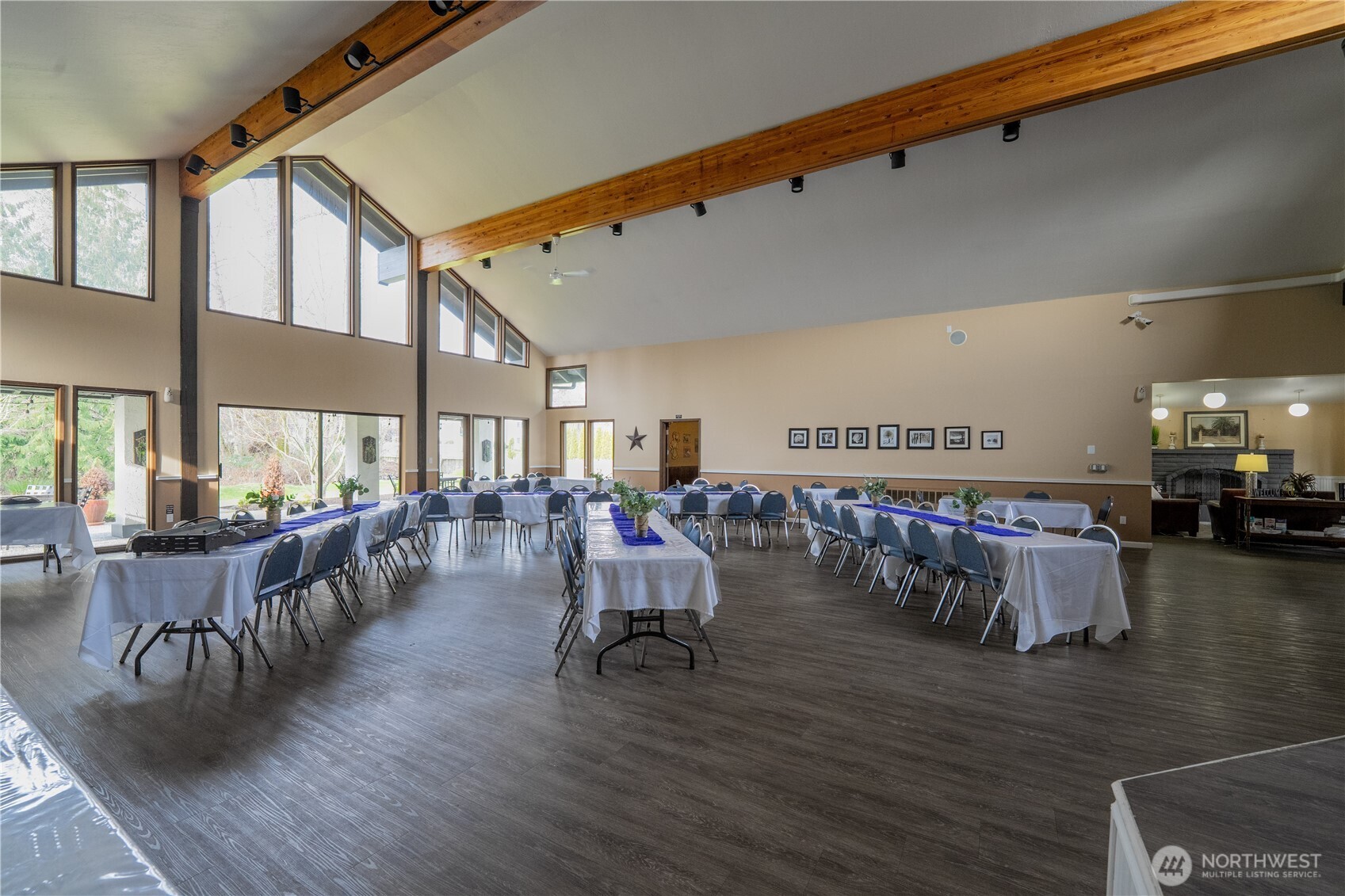 Beautiful Amenities including this gathering space.