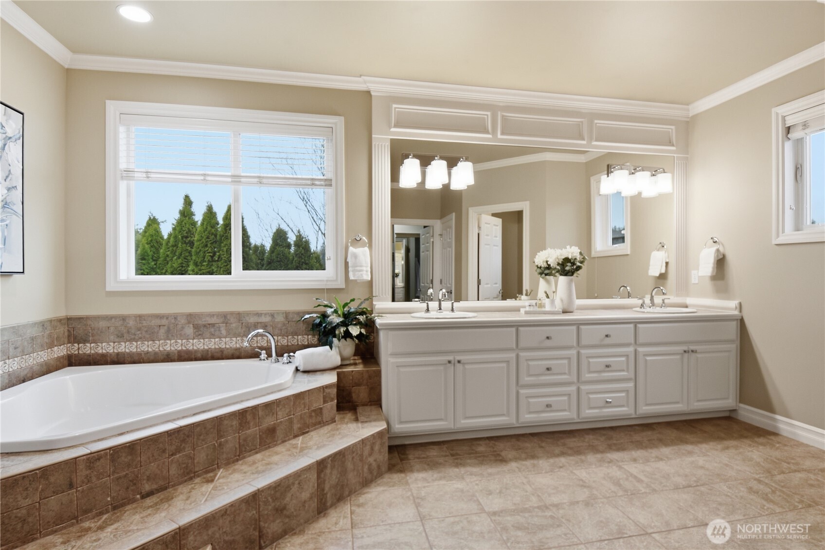 Primary Bath Area with Sunken Floor