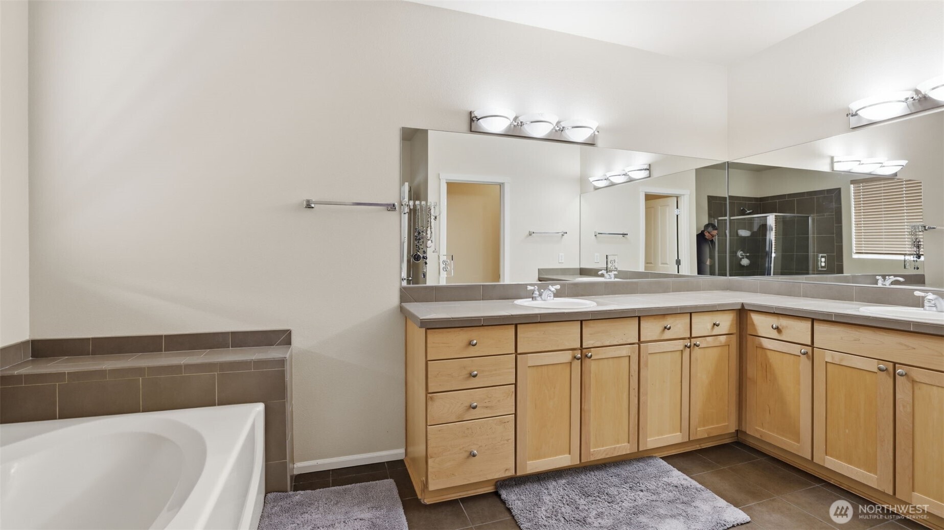 Thoughtfully designed with double vanity allowing optimal space to get ready in the mornings.