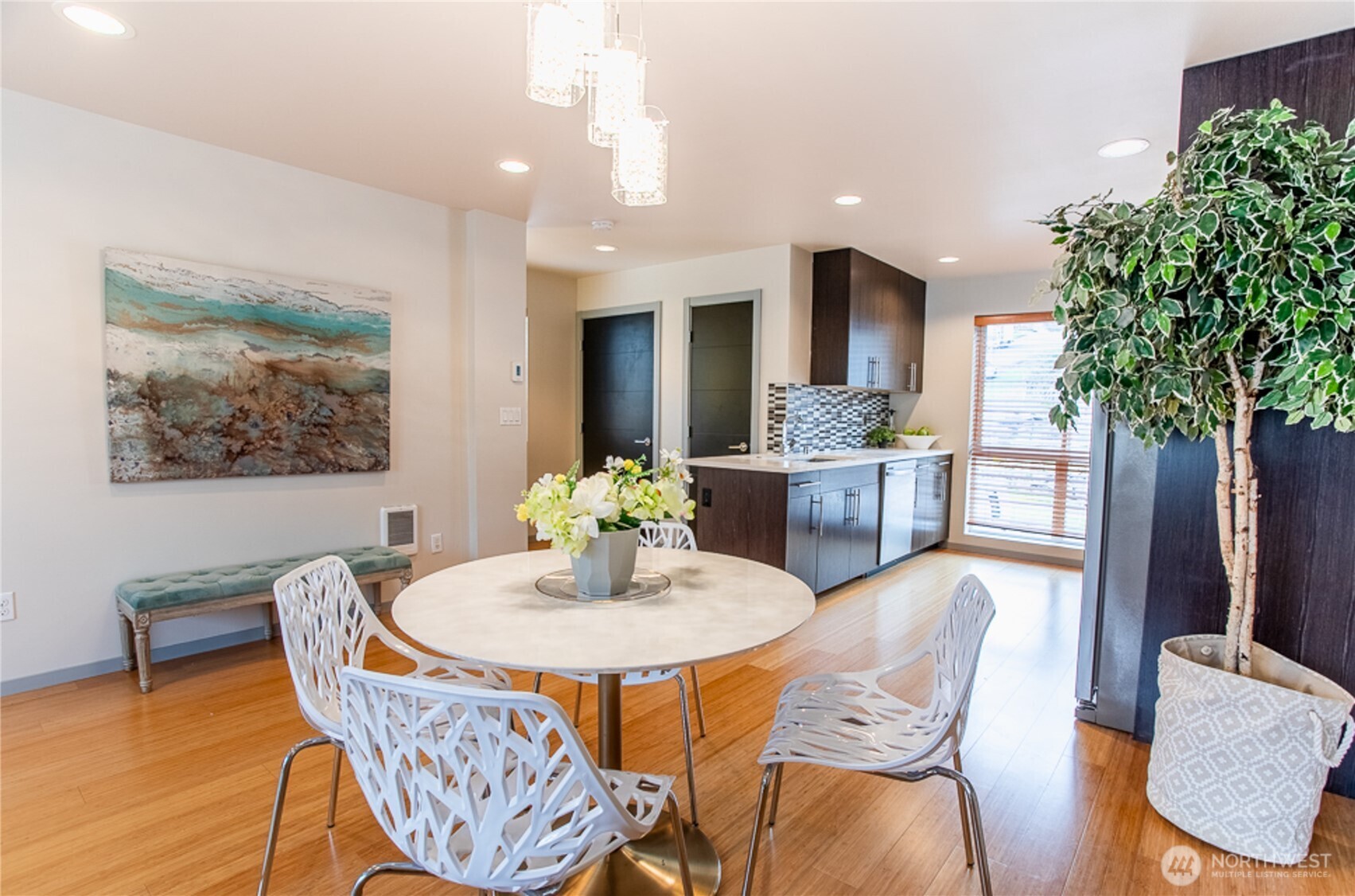 View of Kitchen & Dining area.