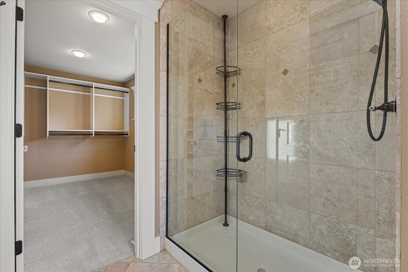 Primary suite walk-in closet