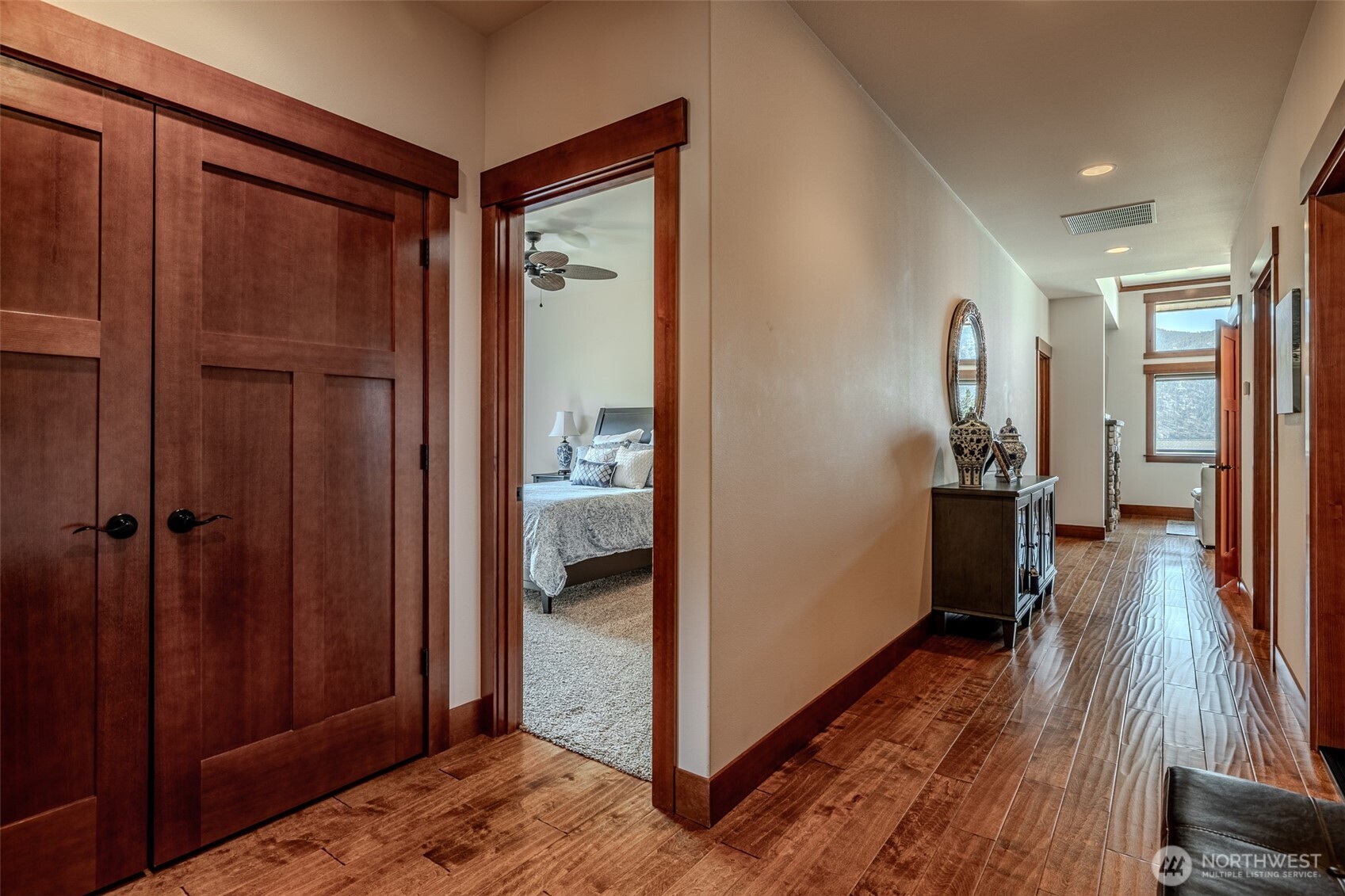 Open concept kitchen with eating space, amazing mountain views!