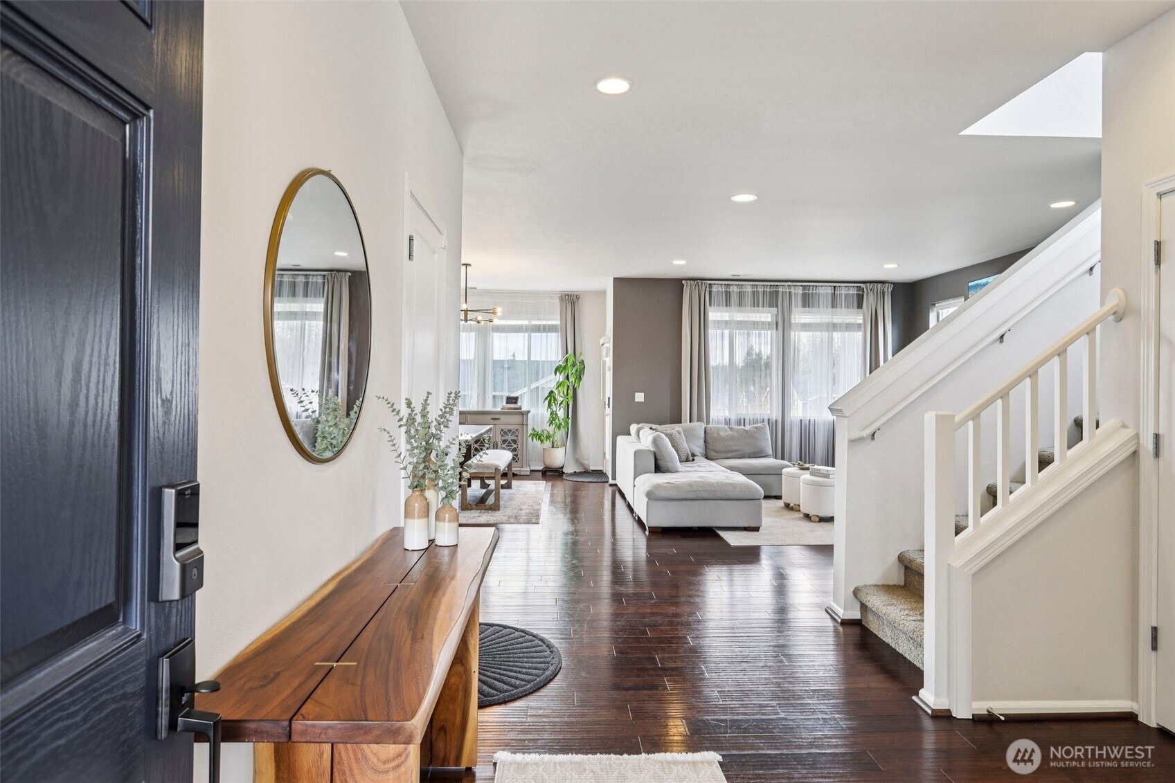 Entrance will greet you with gleaming wood floors!