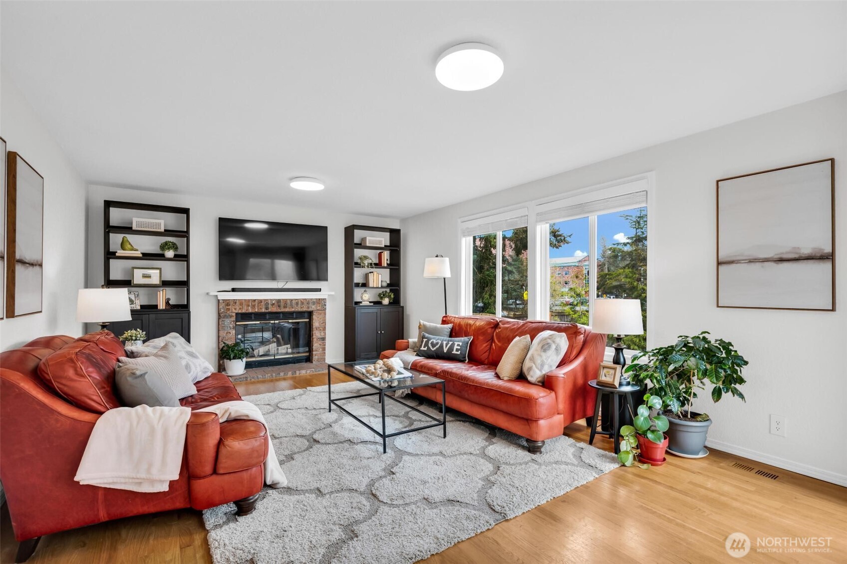 2nd Wood Burning Fireplace.