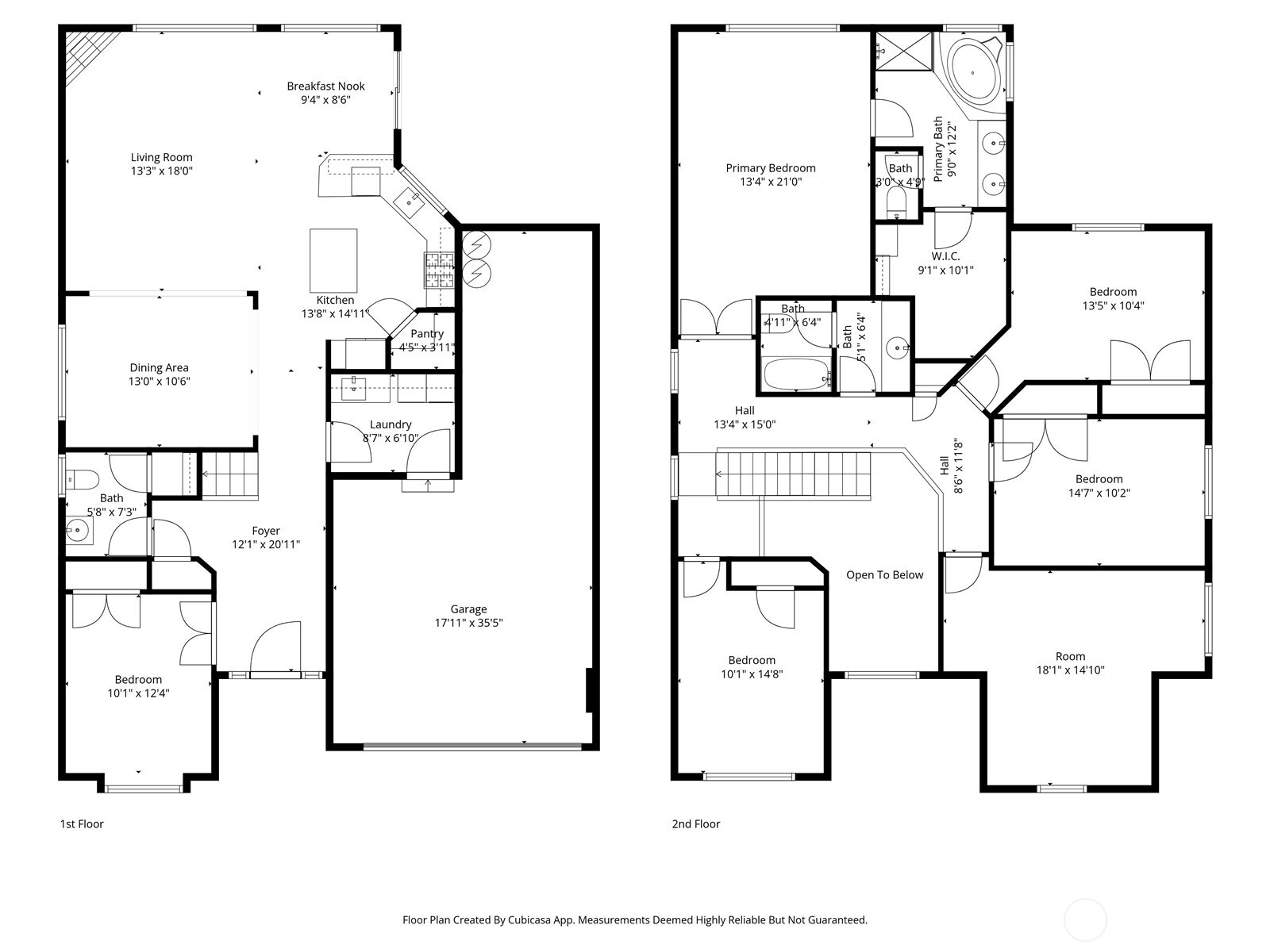 Formal dining, family room on main floor