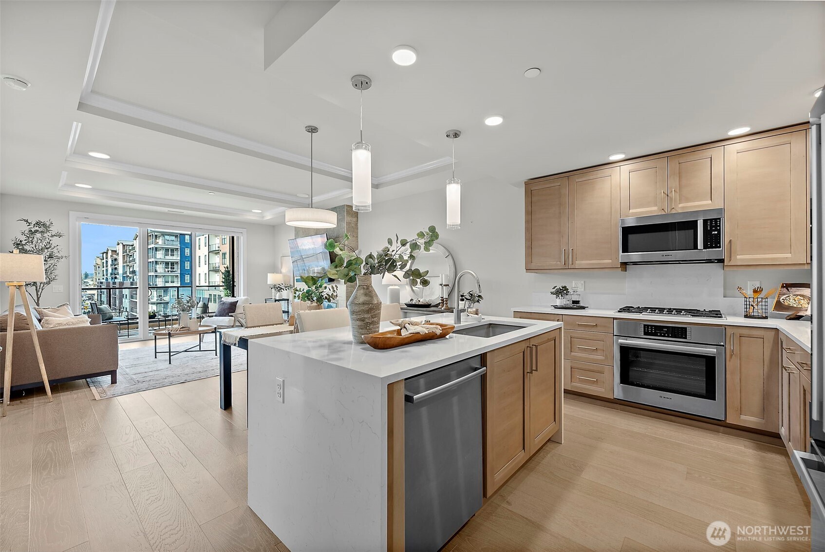 Open layout for effortless living and entertaining