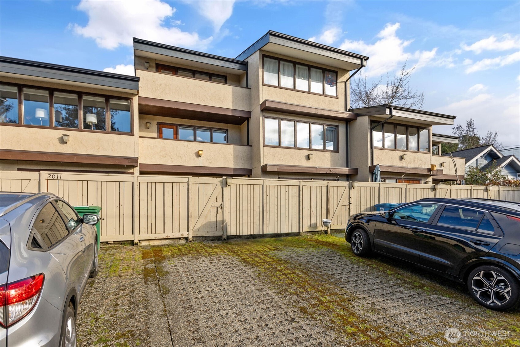 Huge patio out front for sunrise and out back for sunsets
