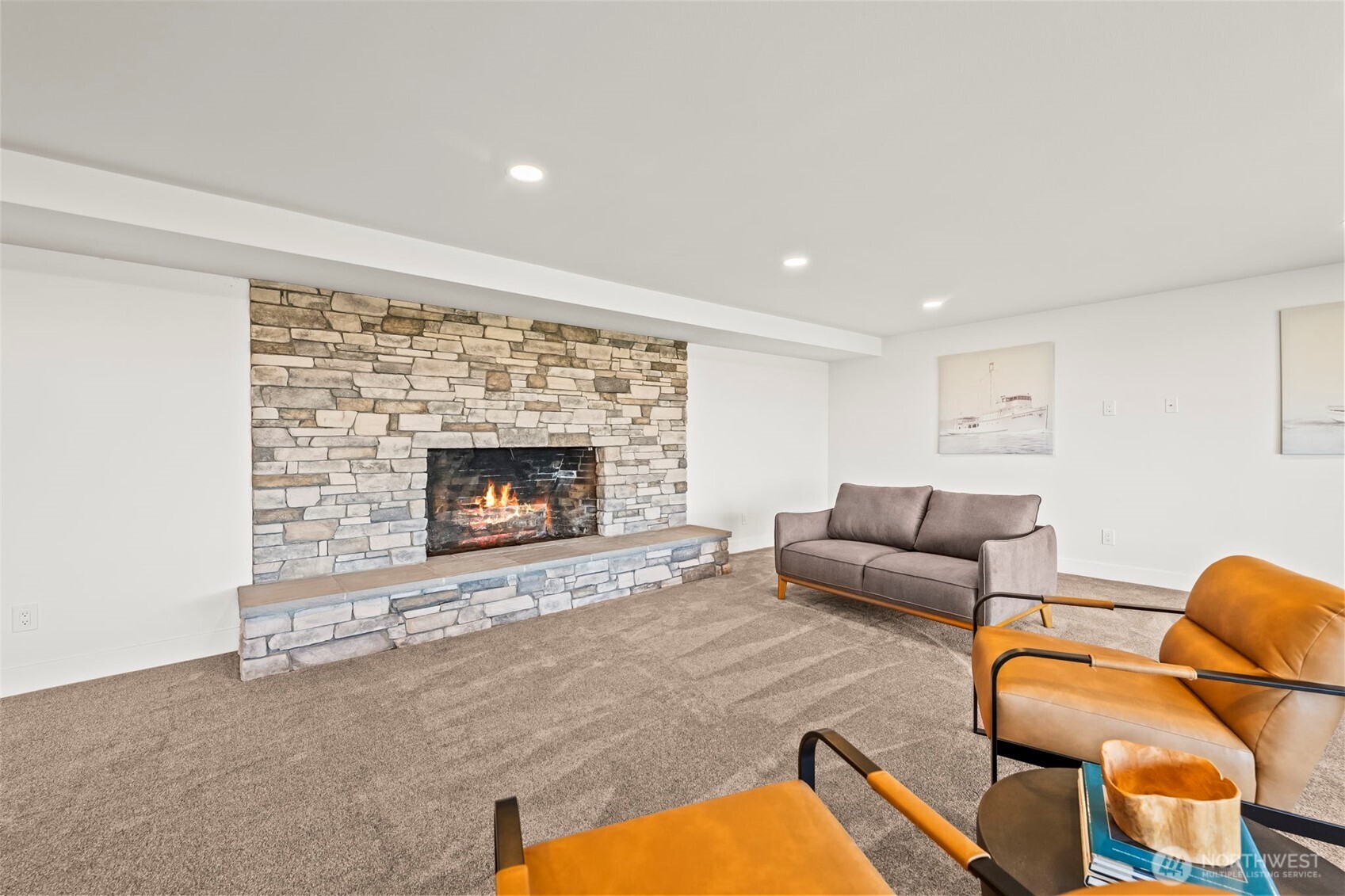 Downstairs family room