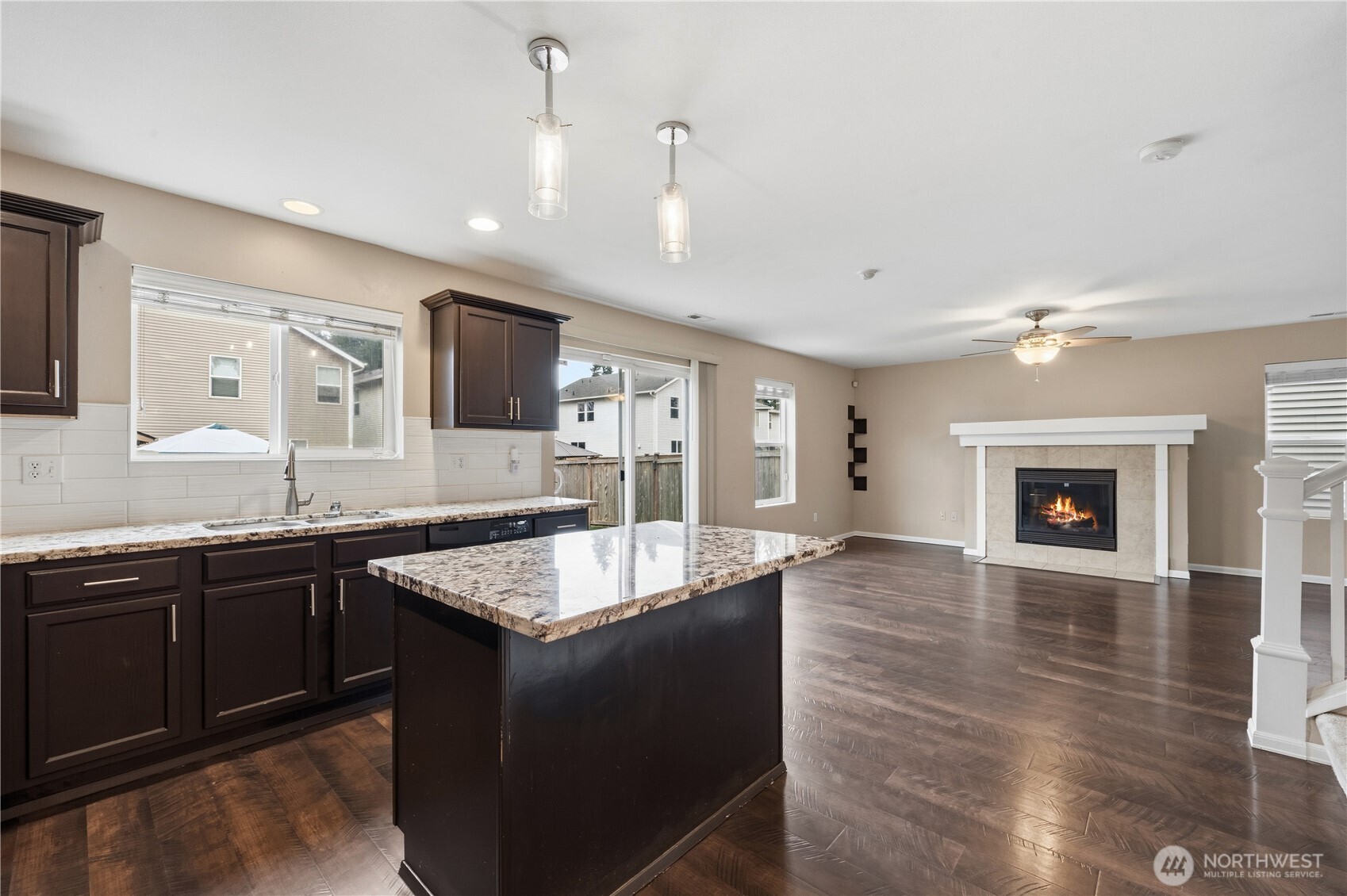 Full-height backsplash for a polished finish.