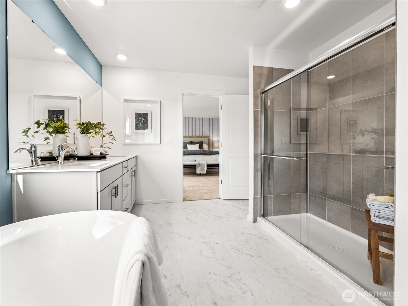 Large bonus room / bedroom over the garage.  How would you use this room?  Picture for representational purposes only, colors and features may vary.