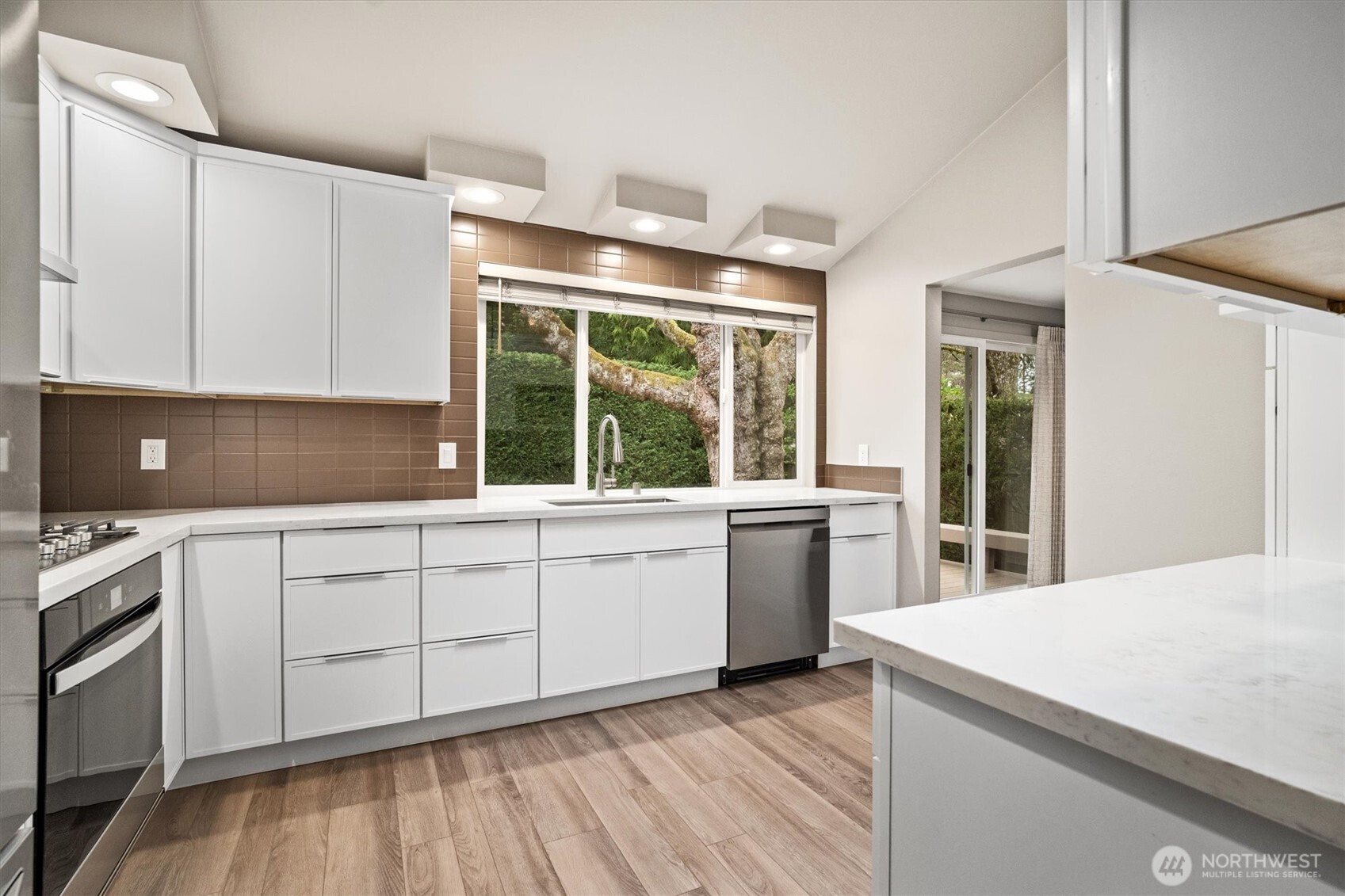 Enjoy ample counter space as well.