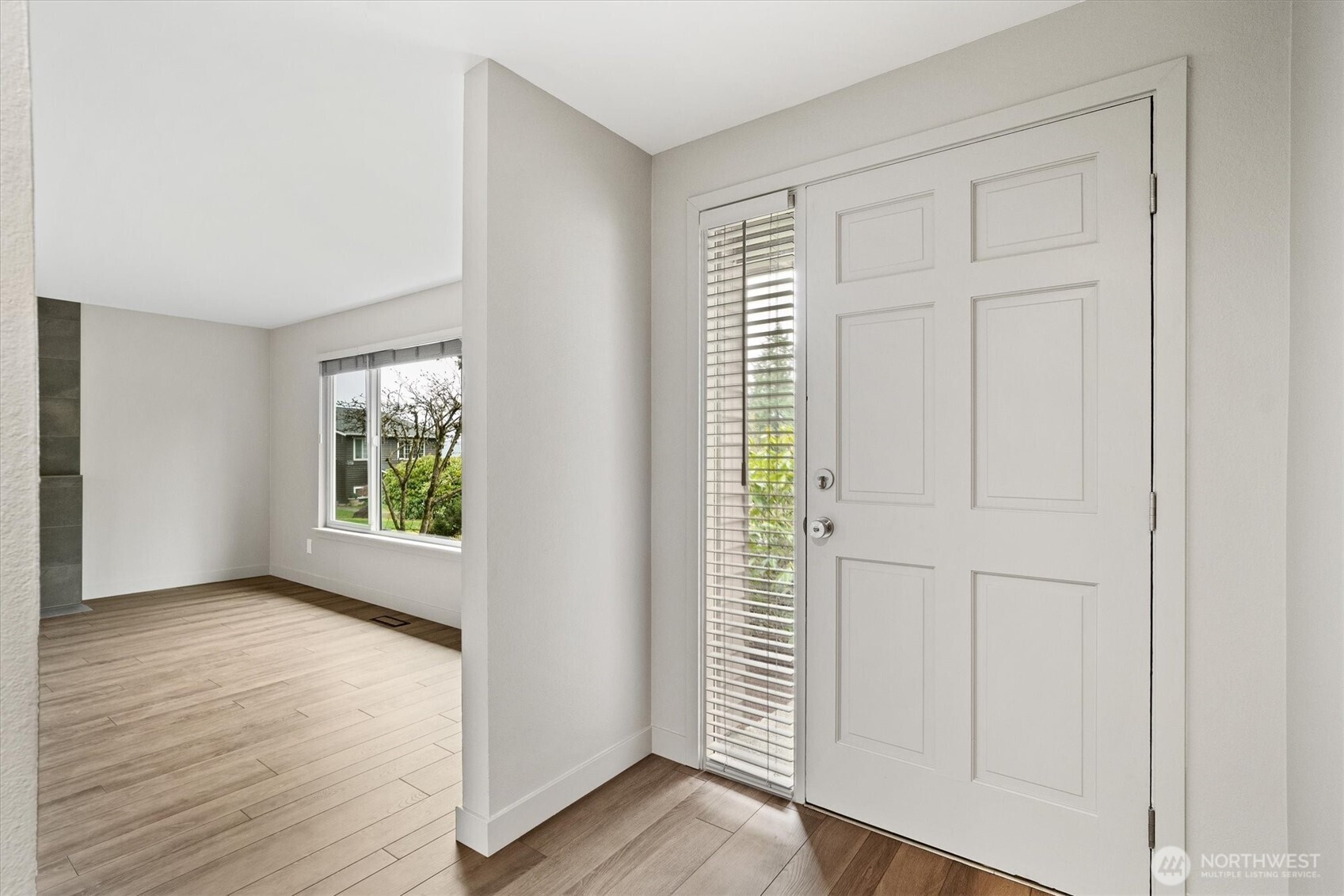 New flooring spans the entire home