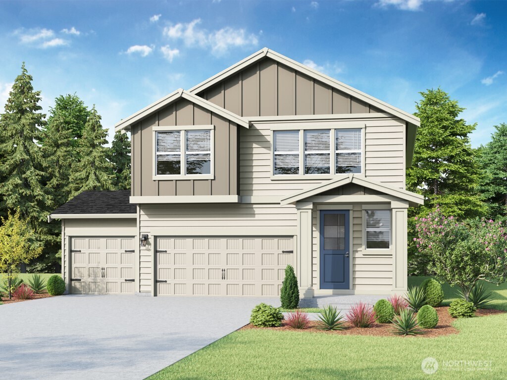 Rendering of actual elevation, colors may vary.