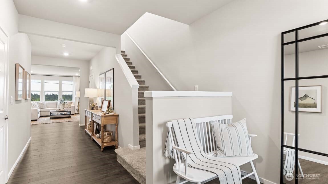 Wide welcoming entrance to this beautiful home!  Picture for representational purposes only, colors and features may vary.