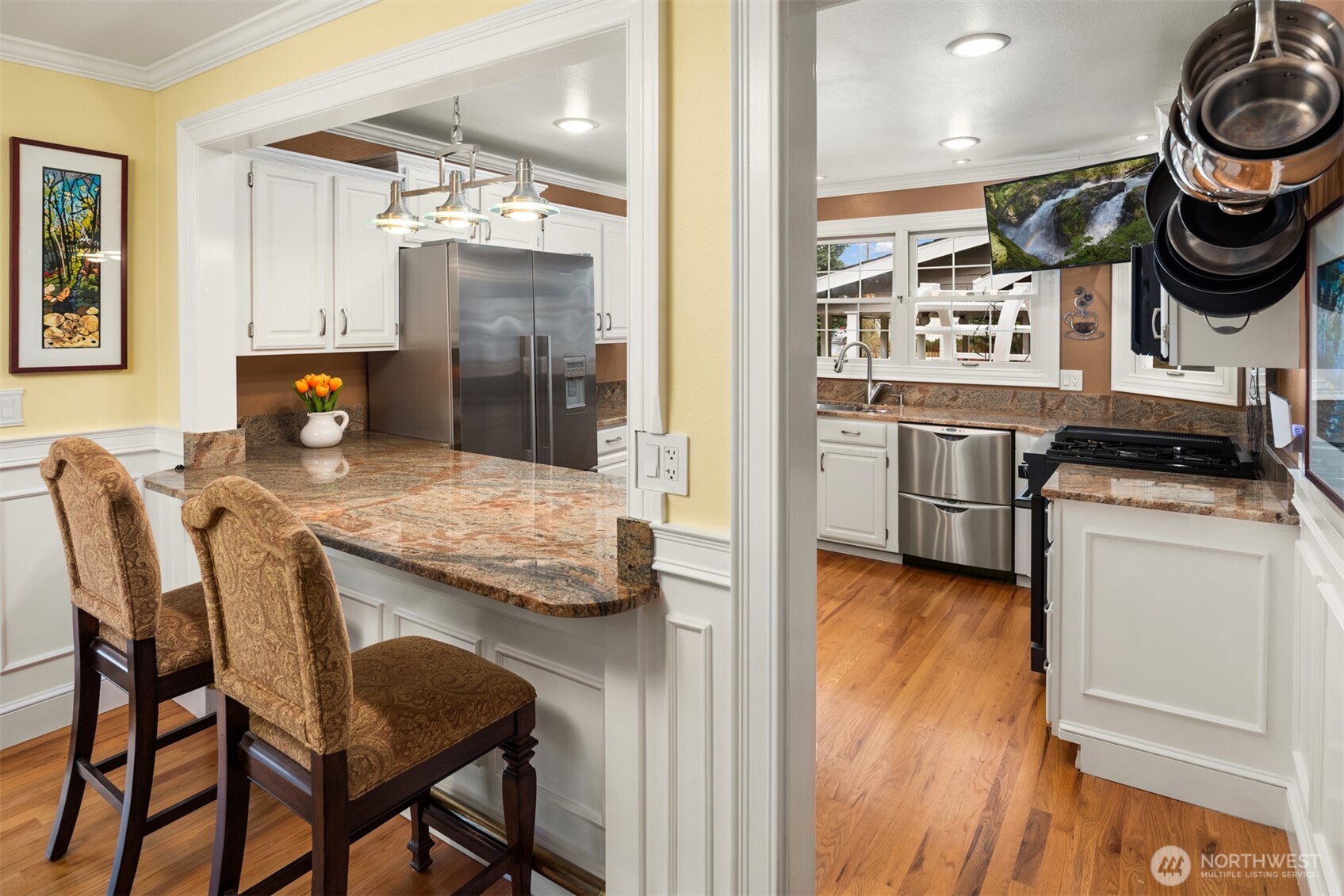 A custom children's playroom, designed at the perfect height and scale, adds charm and functionality.