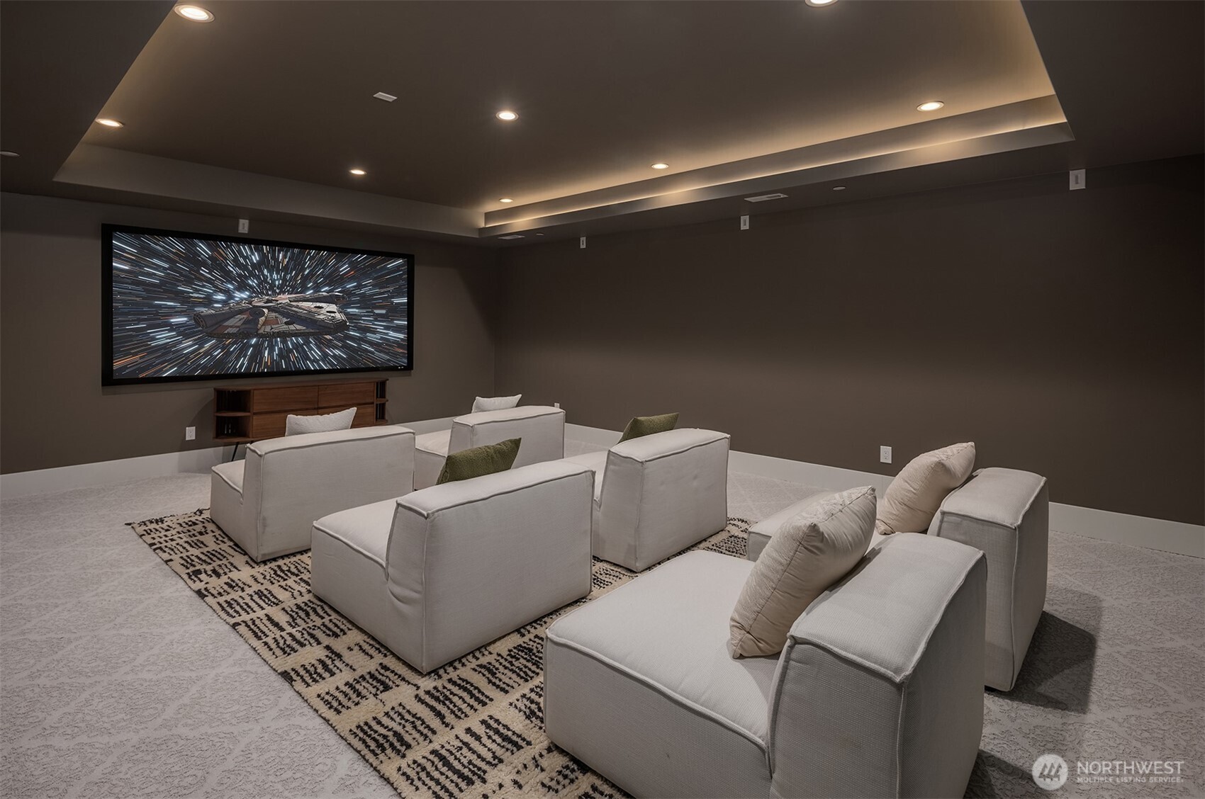 Dedicated theater room.