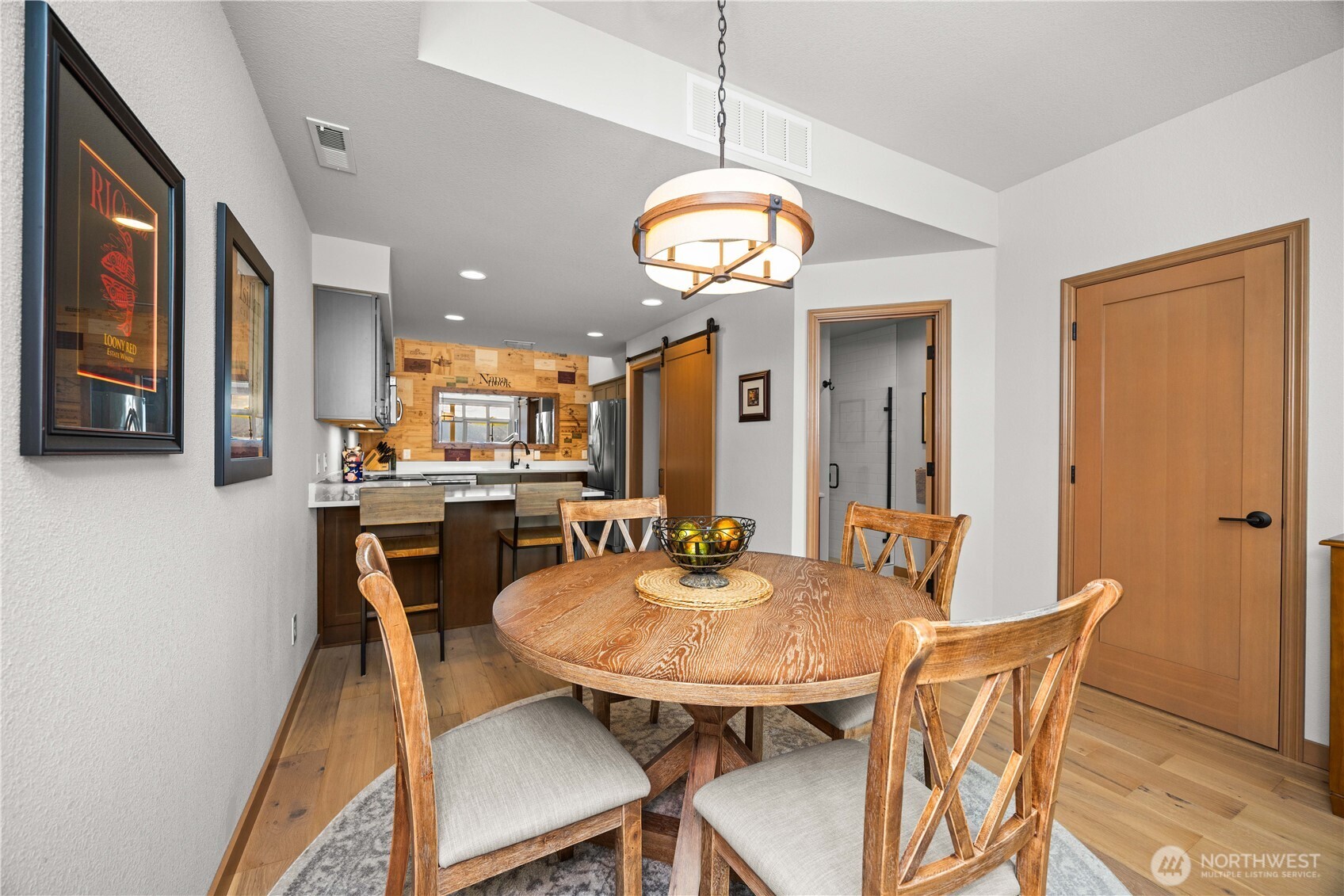 Dining off kitchen