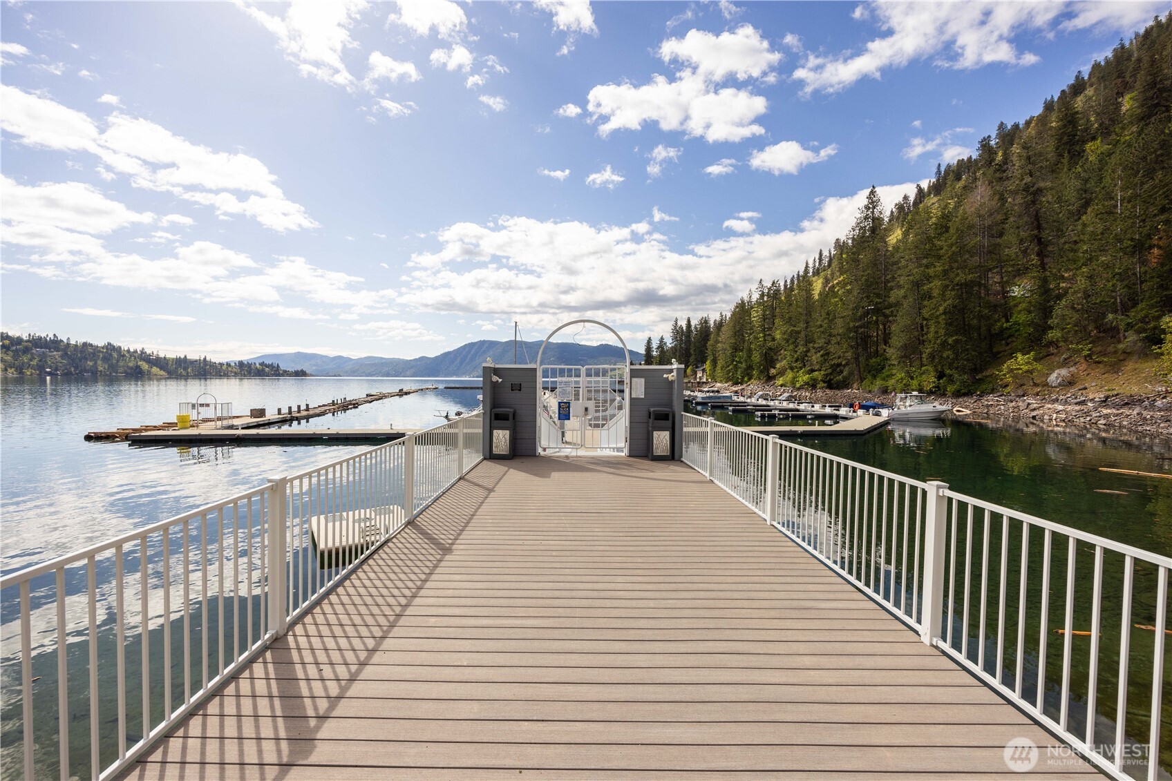 Marina dock gate