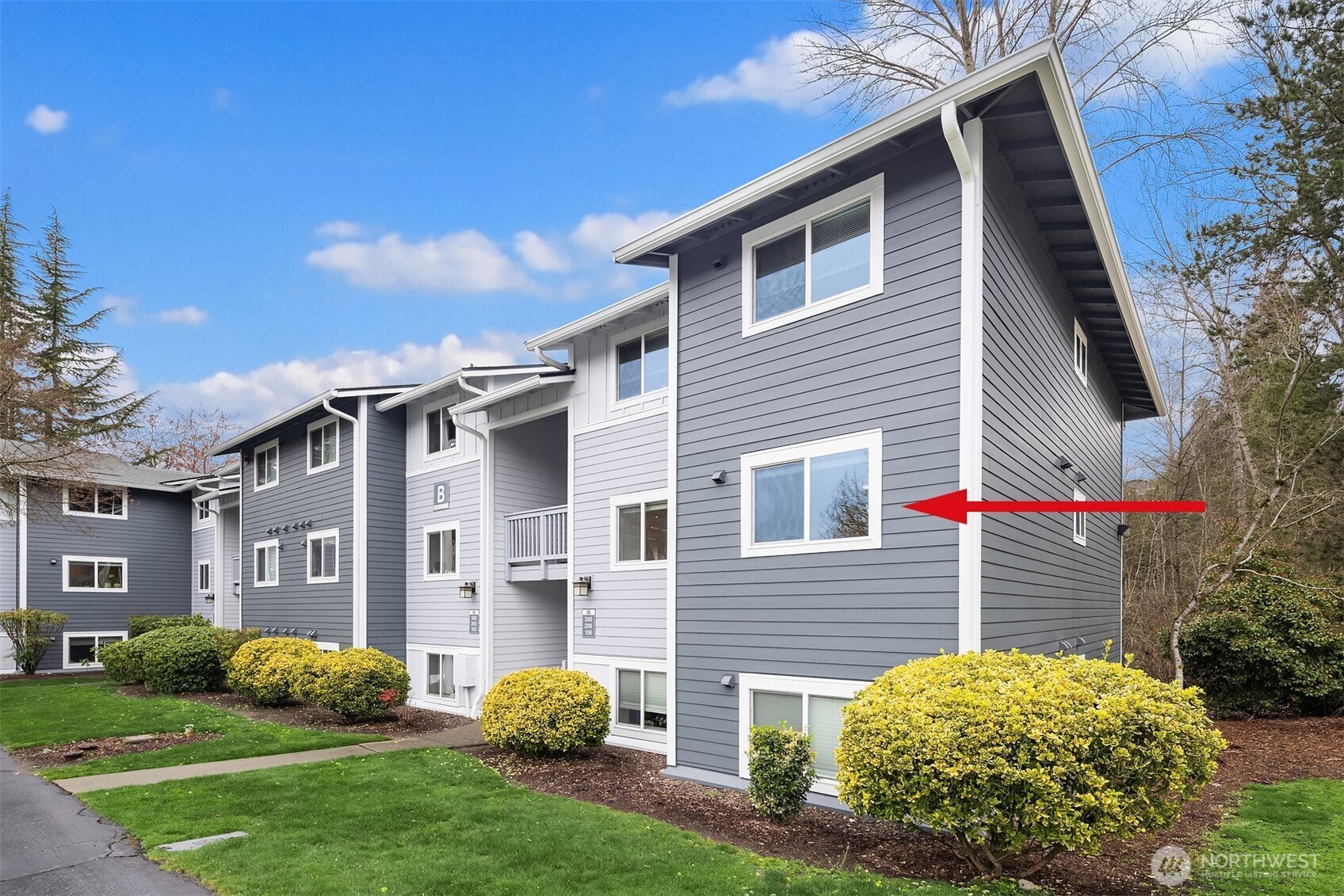A premium end unit means only one shared wall with a neighbor and windows on three sides of the home.