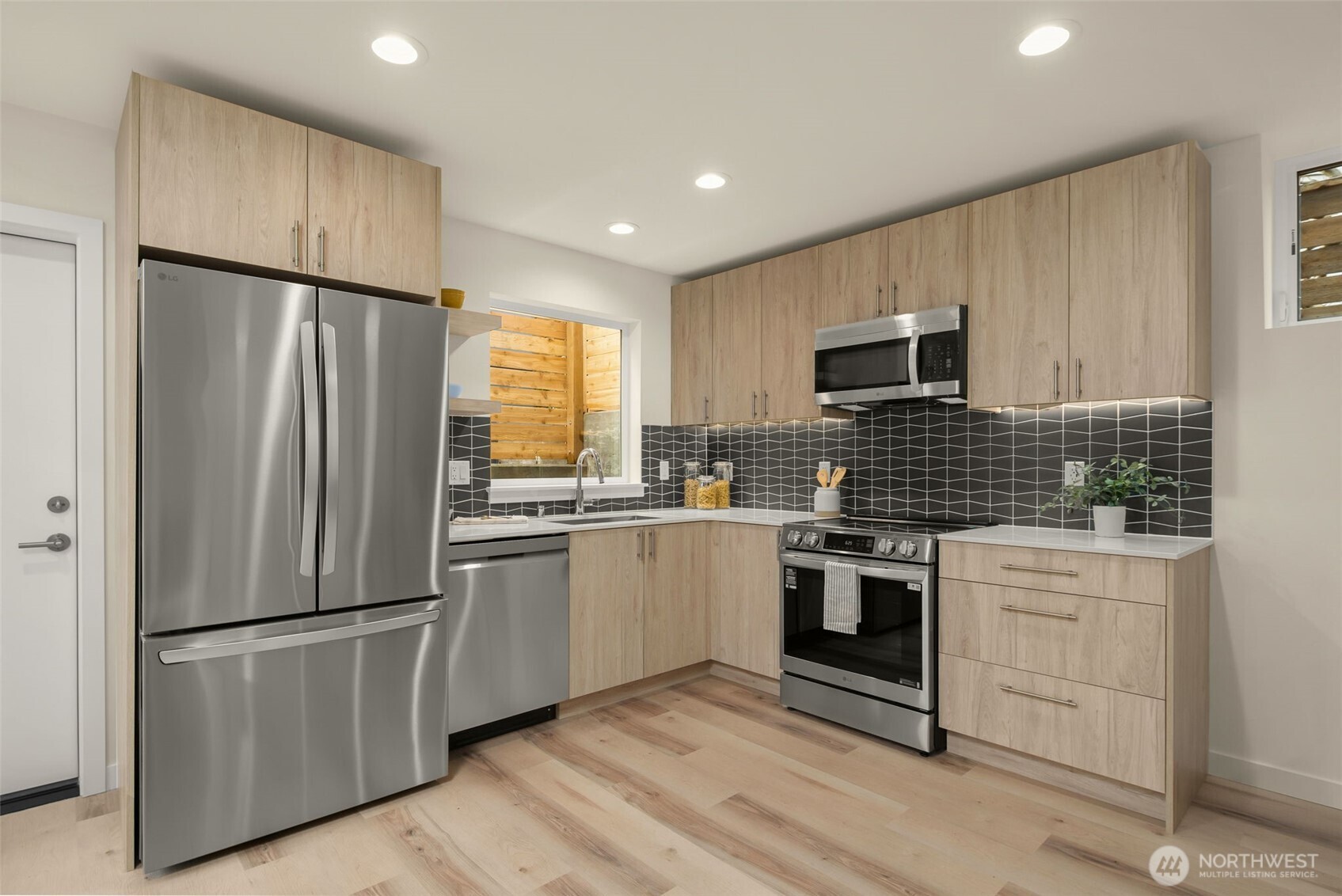 Premium LG  stainless steel appliances.