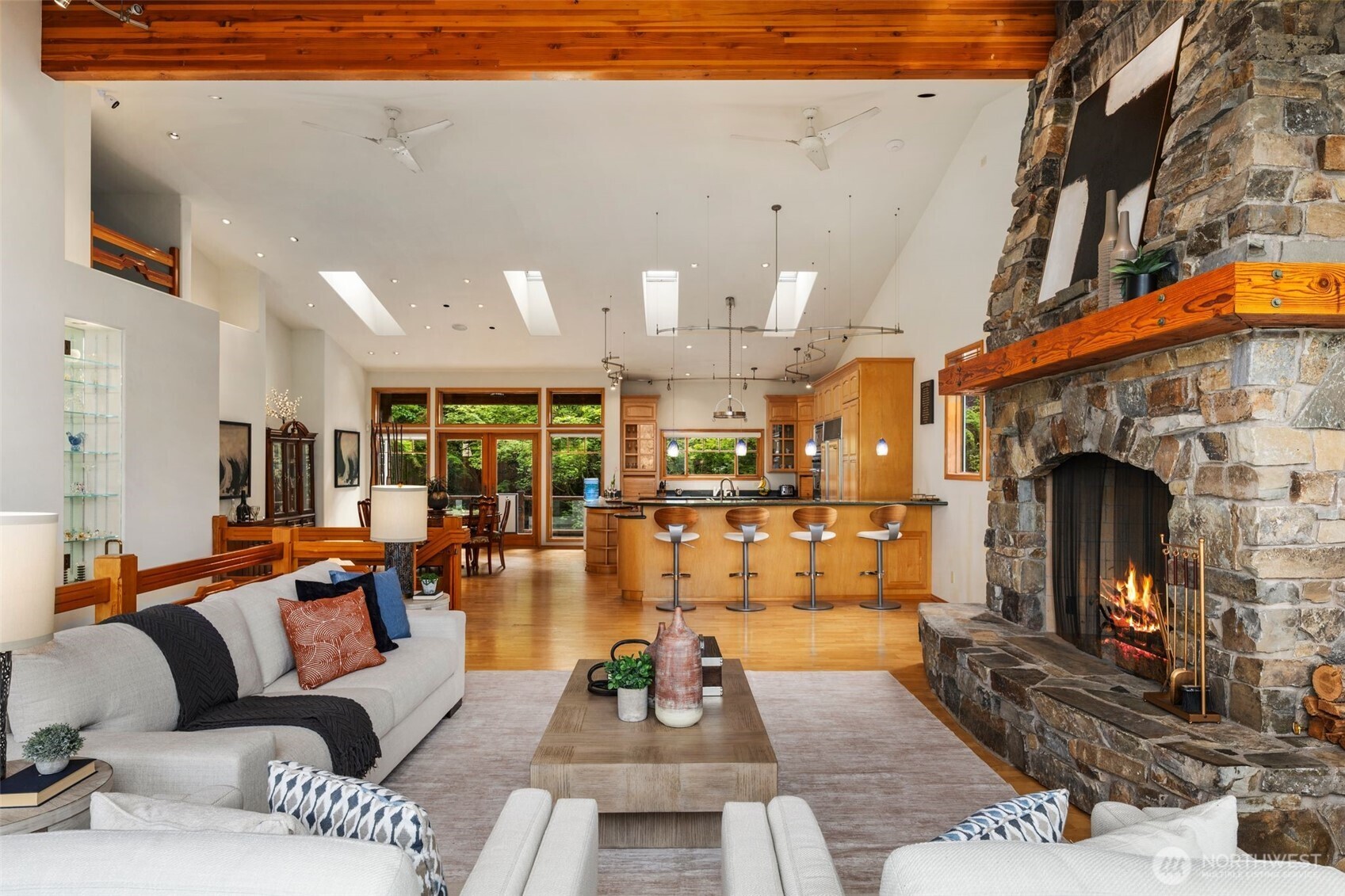 Once you get upstairs this is what awaits