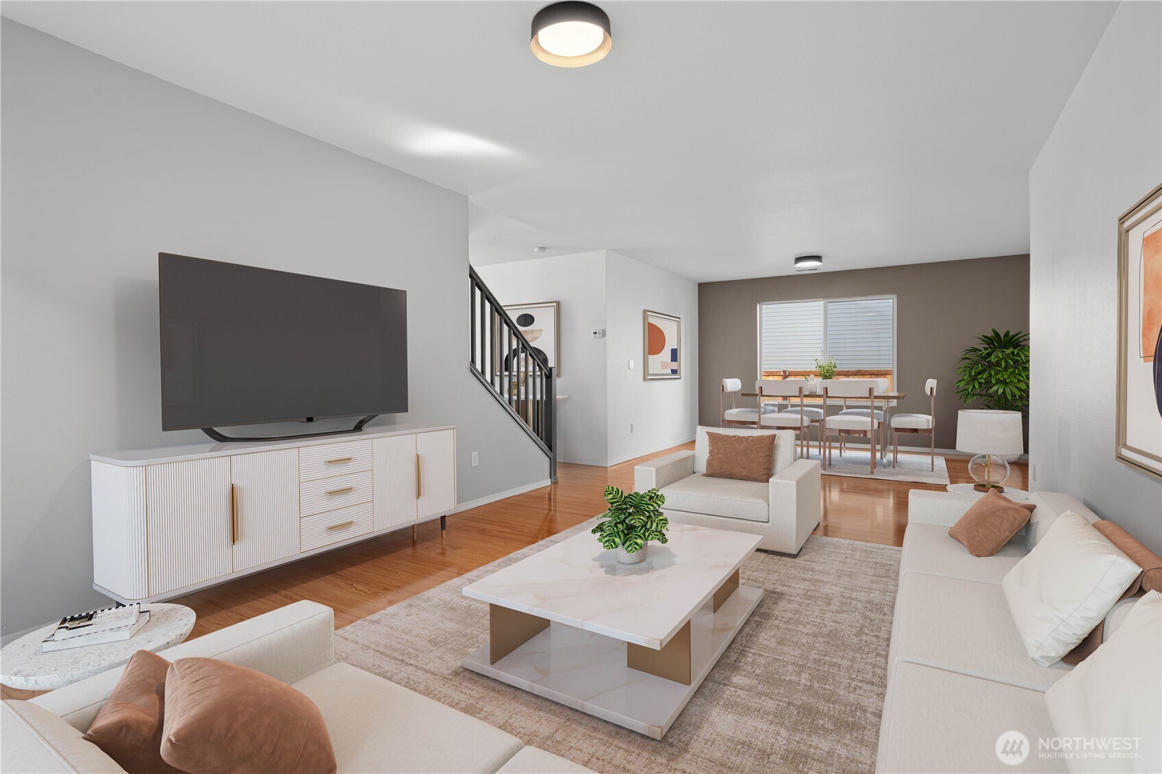 Formal Living Room  (Virtual Staging)