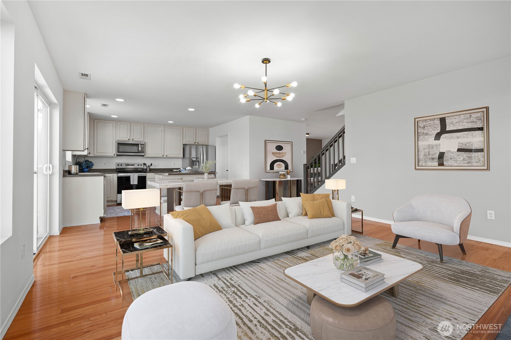 Family Room  (Virtual Staging)