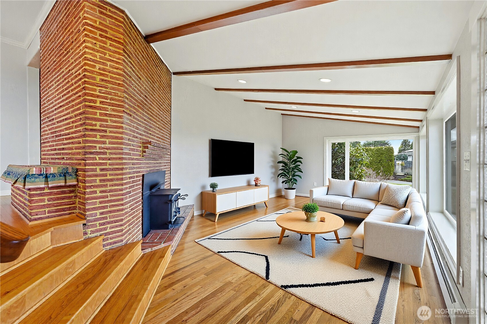 Family Room - Digitally Staged