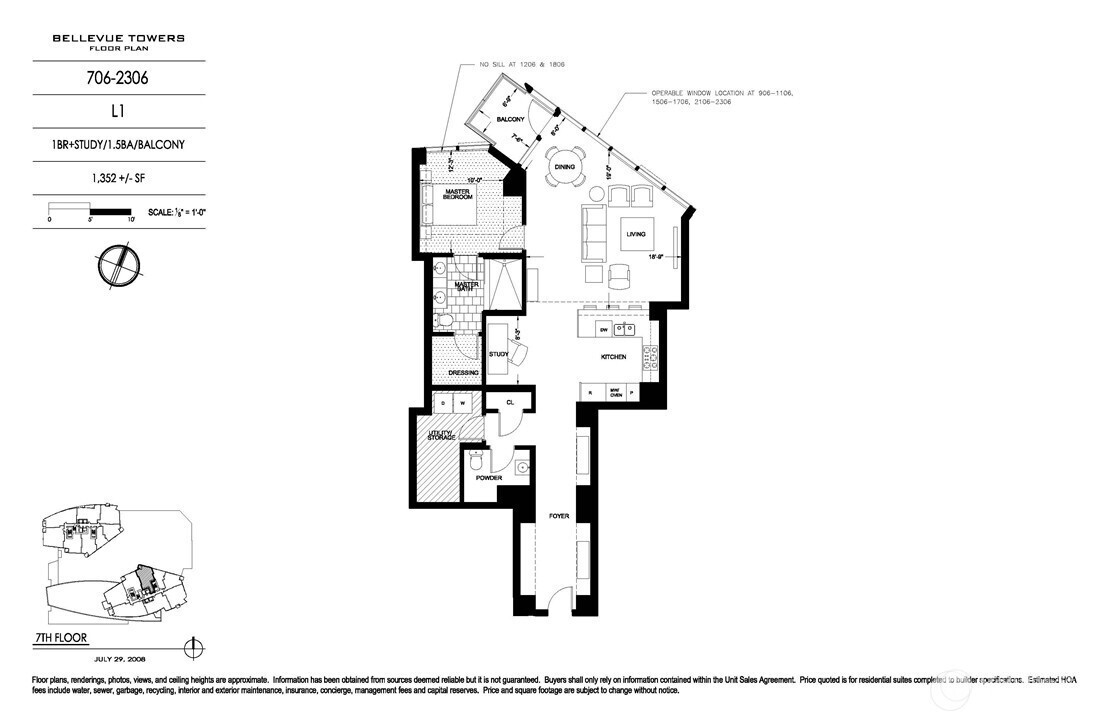 Floor plan unit 1006
