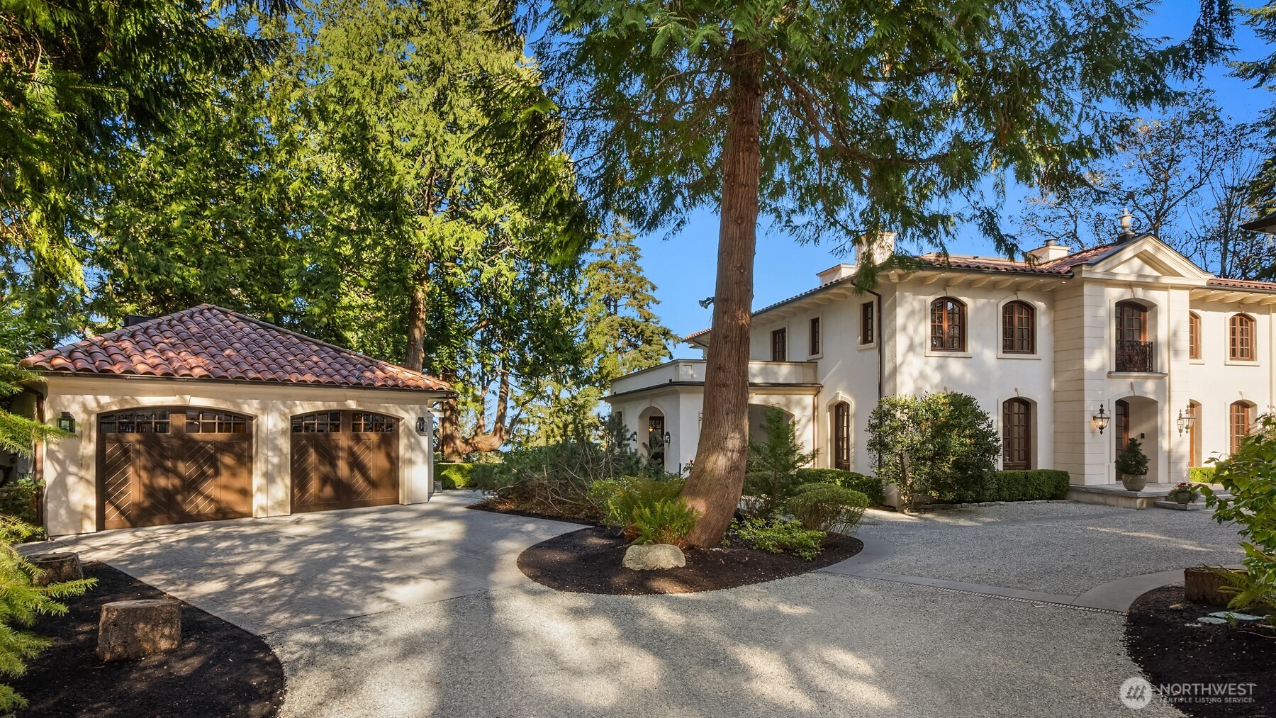 Detached two car garage and cover carport