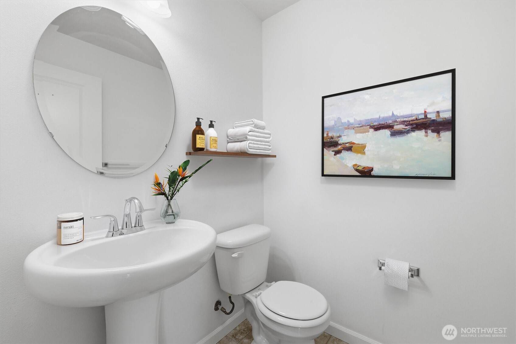 Powder room (staged)