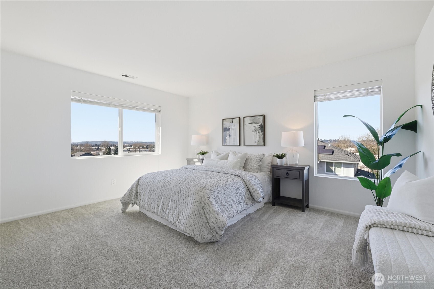 Primary bedroom (staged)