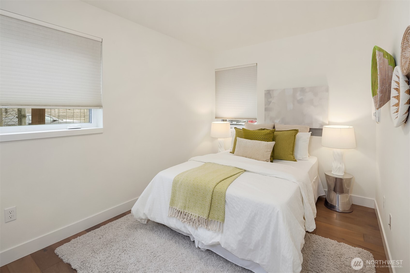 The second bedroom on the ground floor, with its own en-suite bathroom.