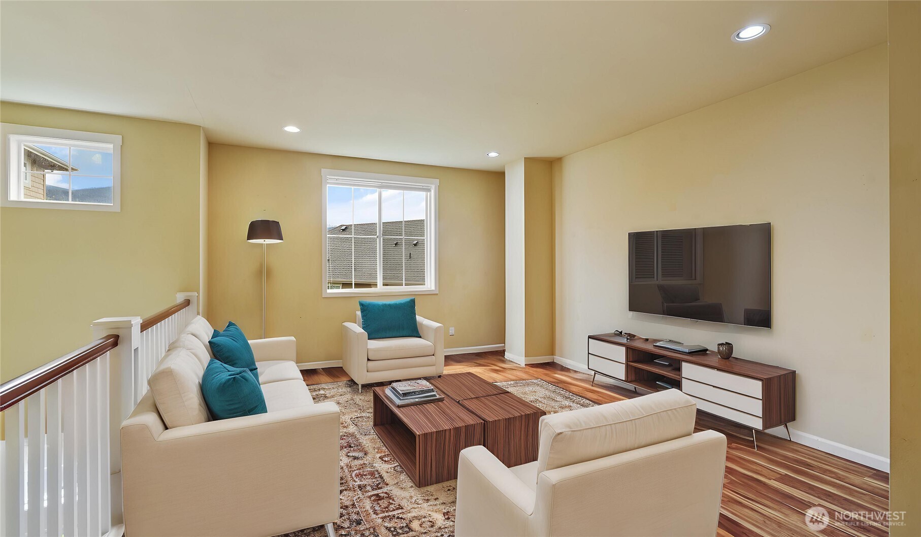 The upper-level loft offers endless possibilities—whether for work, play, or fitness in a spacious, adaptable setting.  *Virtually Staged*