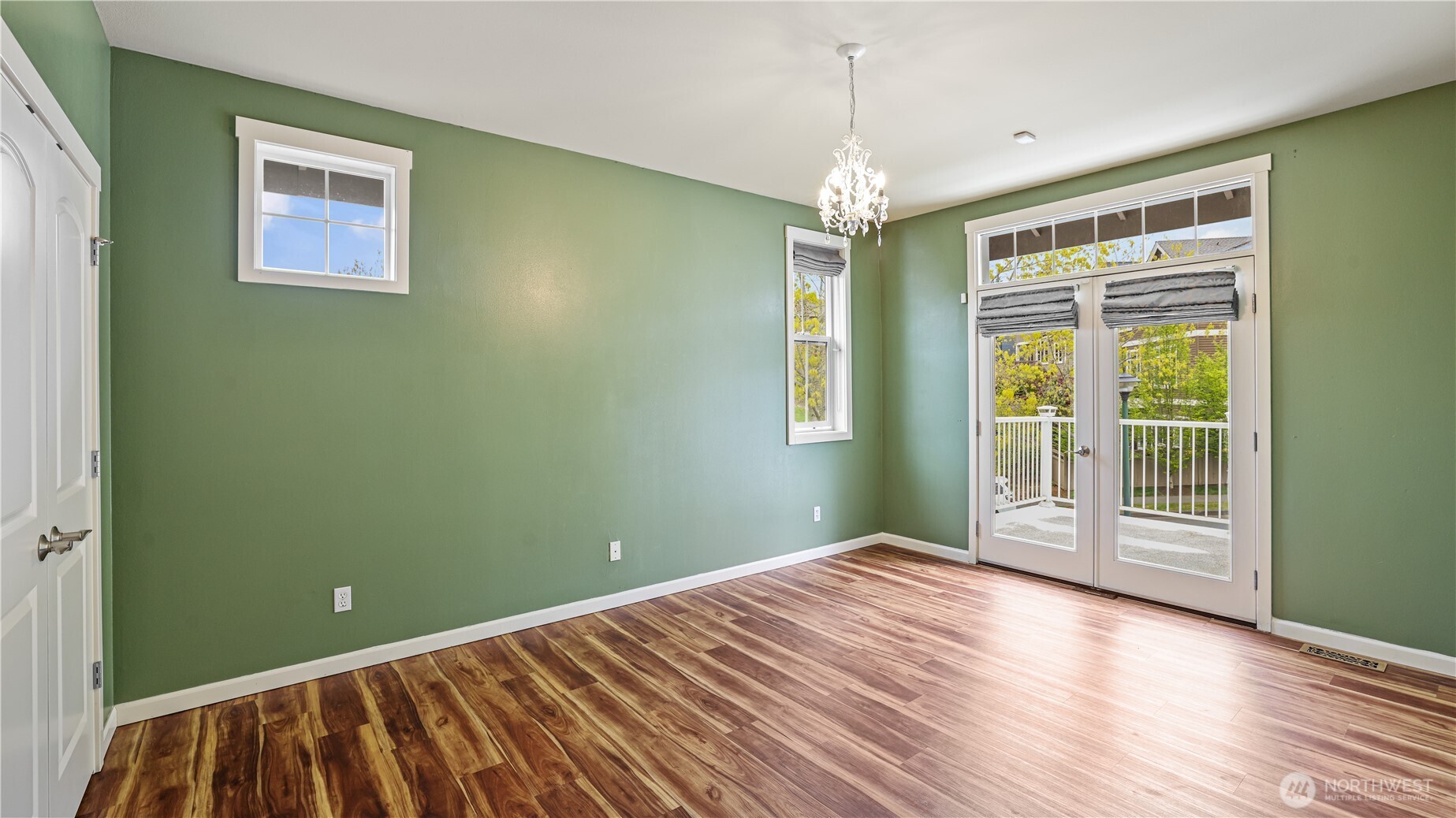 Private balcony off 2nd bedroom.