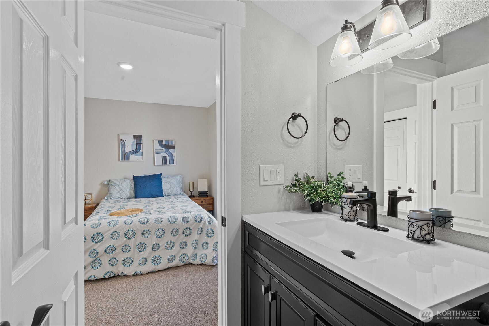 Primary Bedroom viewed from En Suite Bath