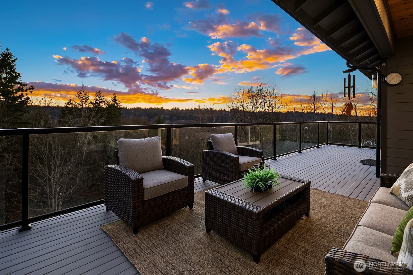Expansive wraparound terraces