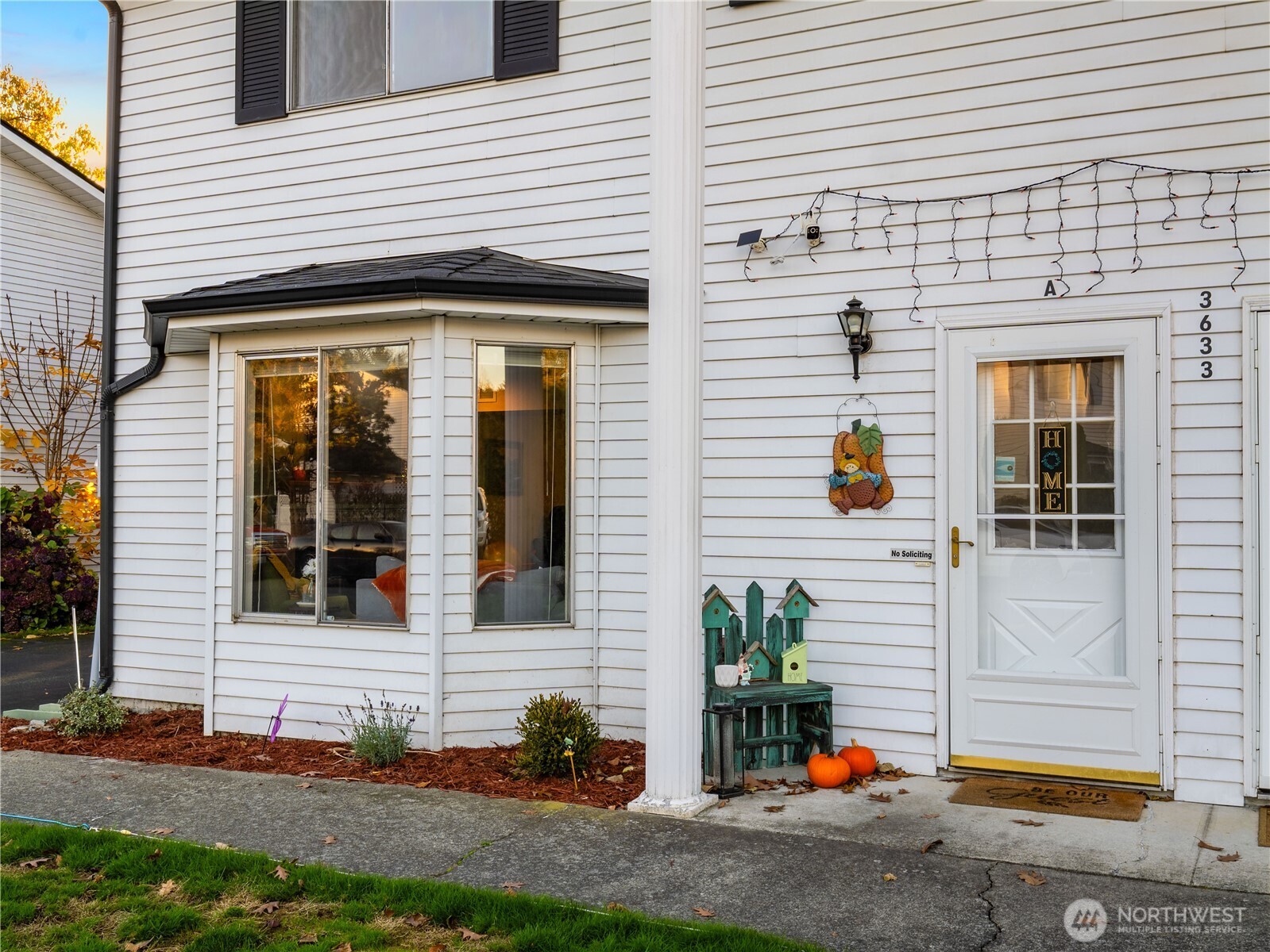 Front of unit and entry way