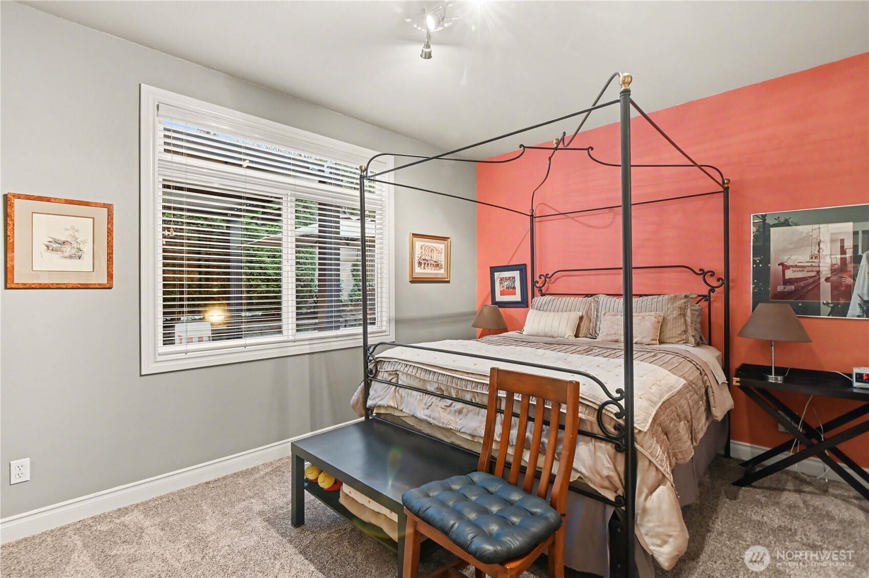 Downstairs guest bedroom.