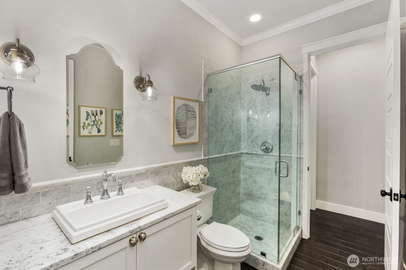 Guest bath on main level