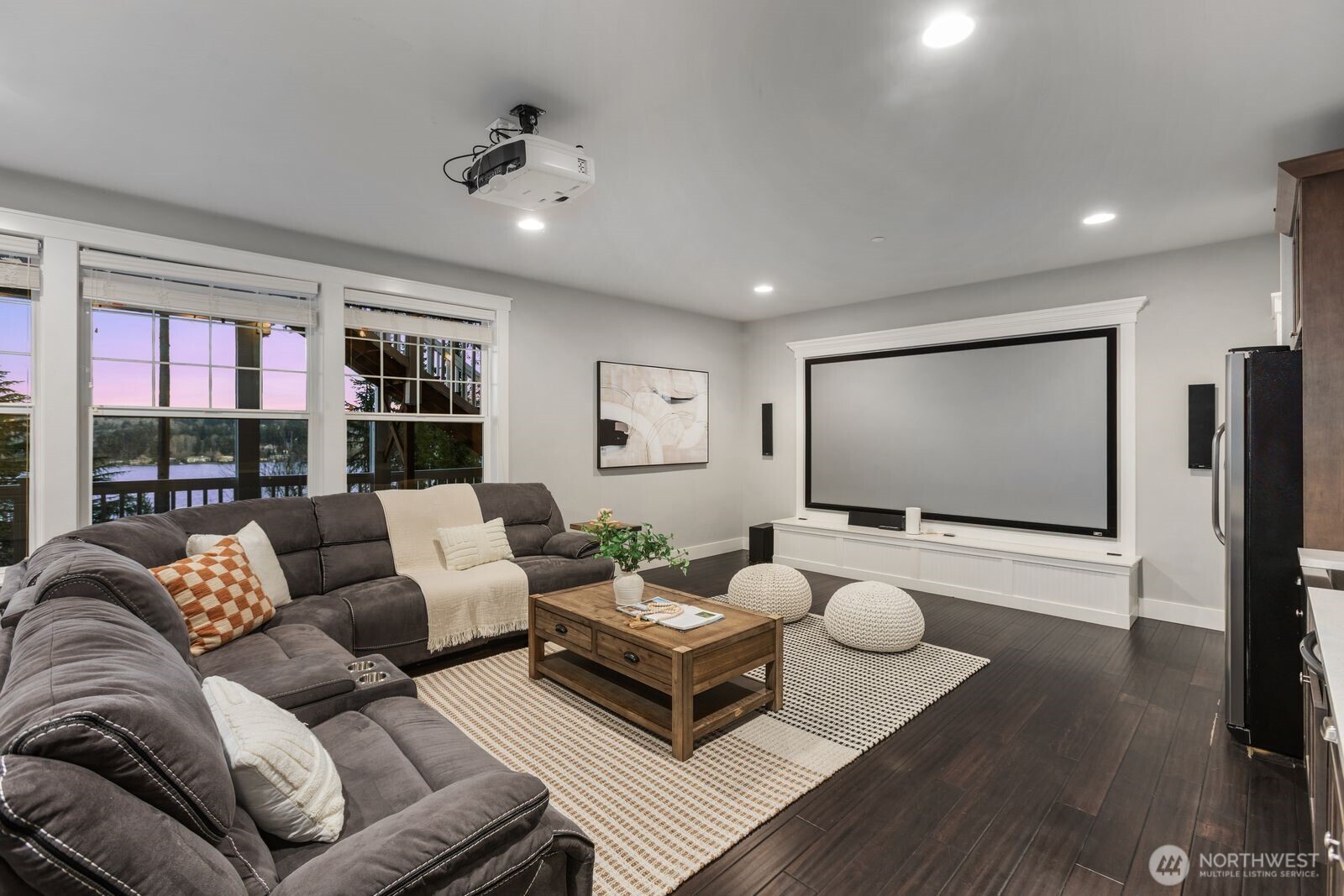 Media/bonus room ready for another Seahawks Championship!