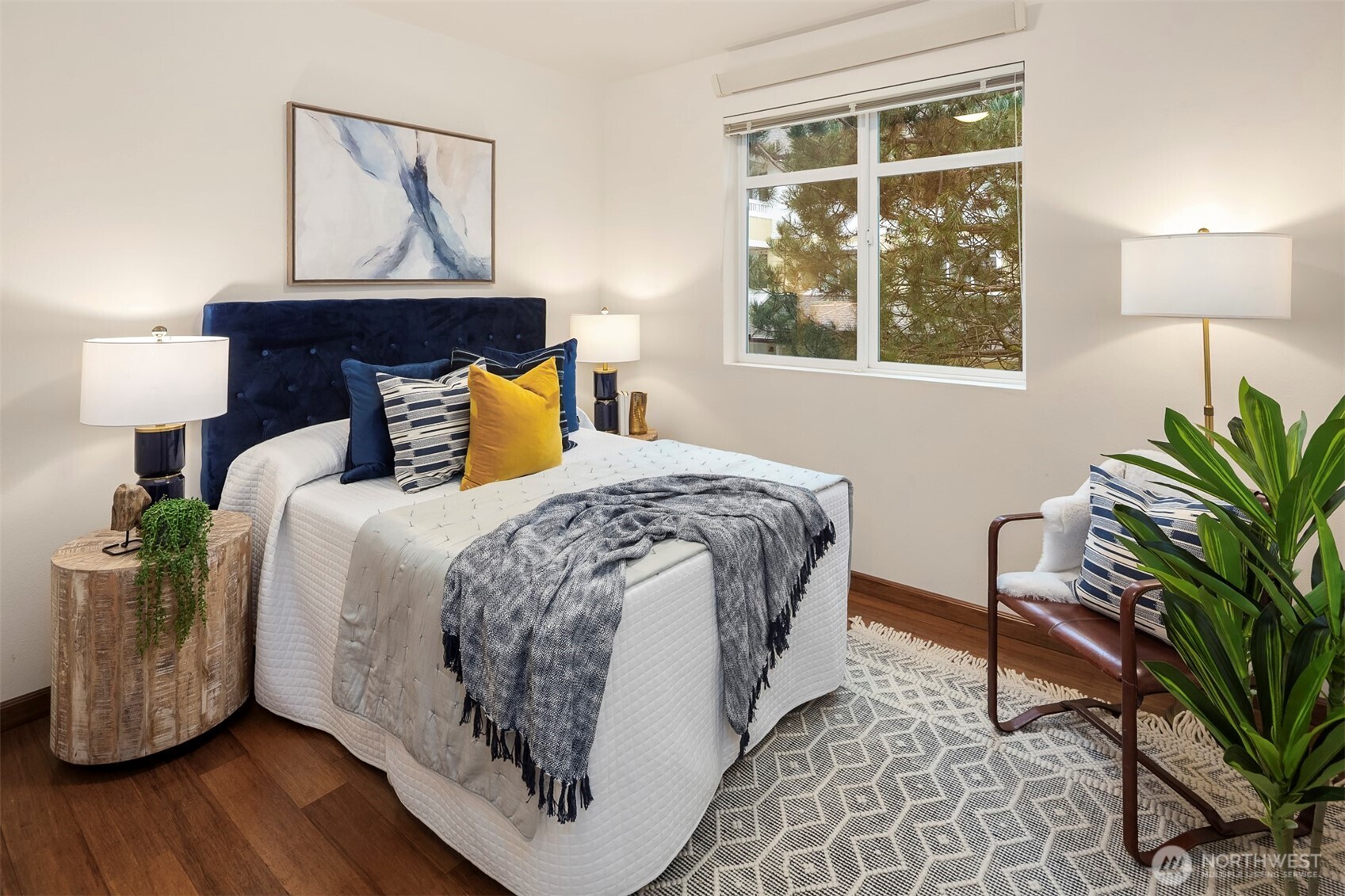 This generous second bath is next to the 2nd bedroom