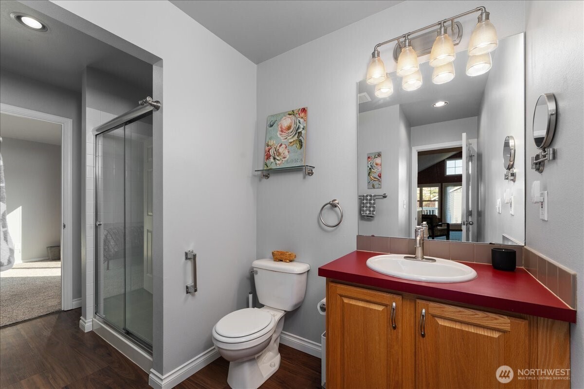 Lower level bathroom