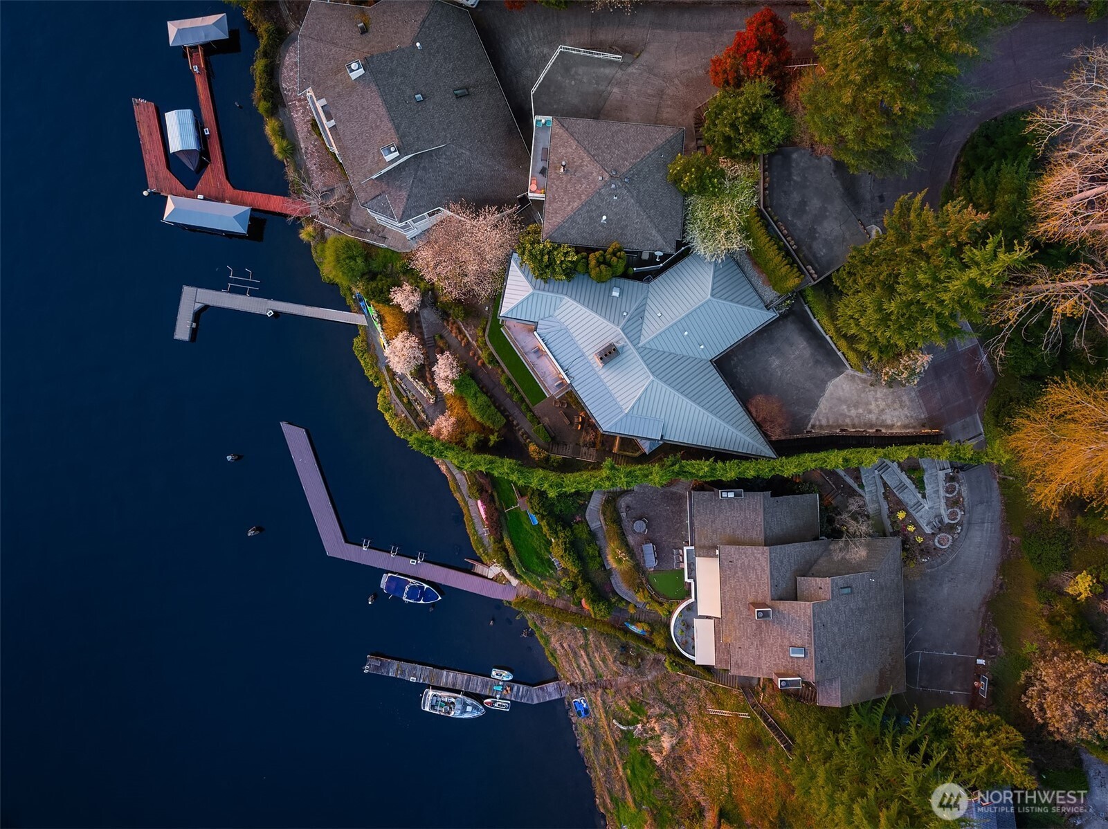 Guest parking pad at entrance to driveway