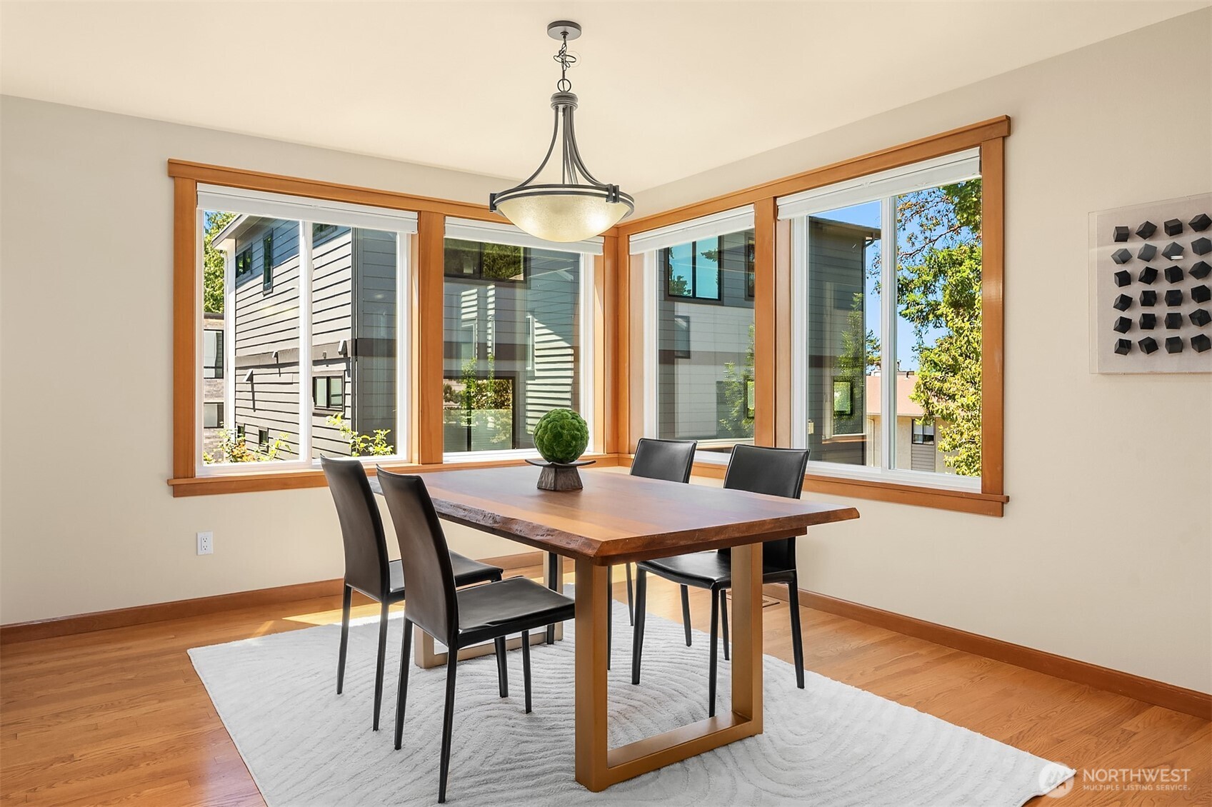 Main floor dining space